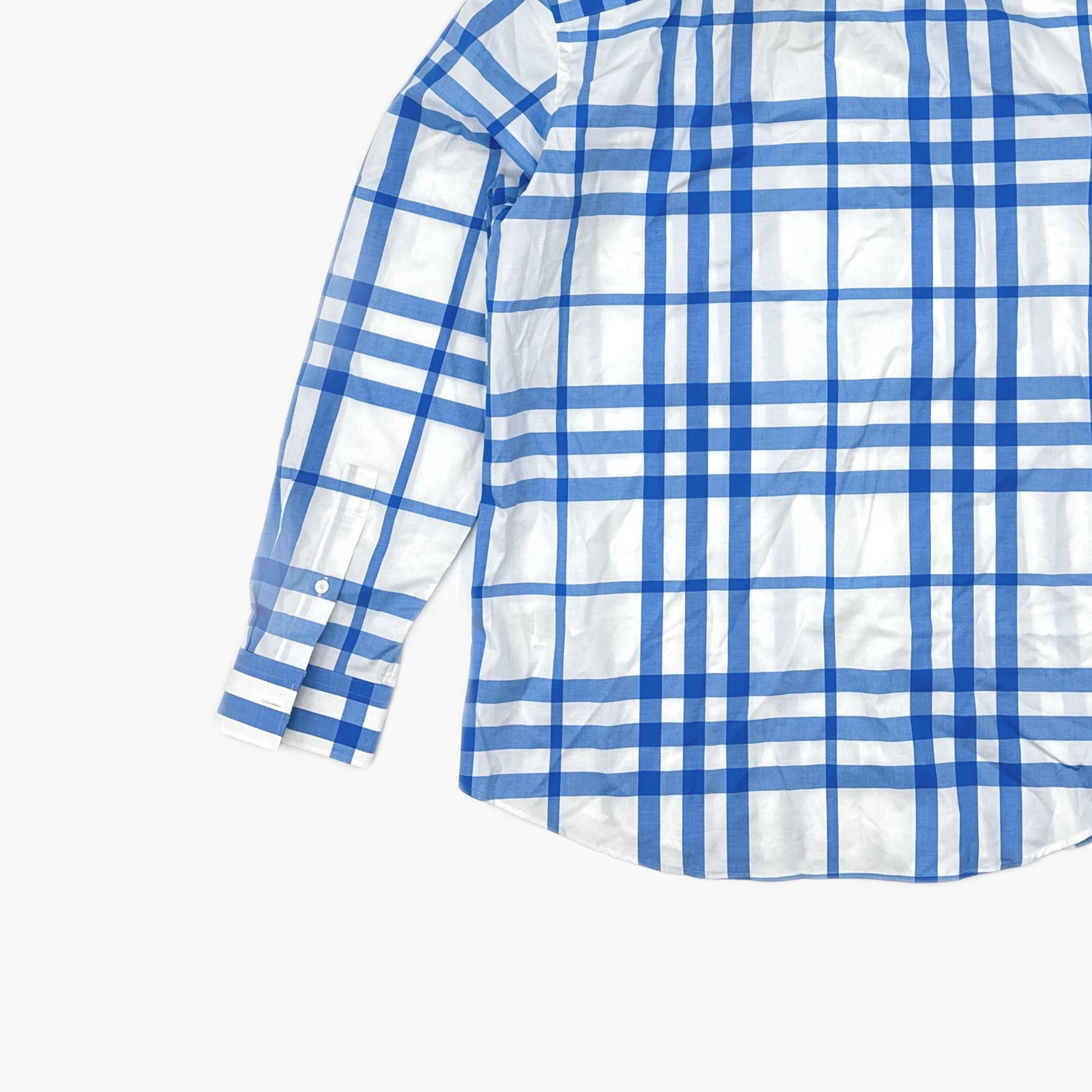 Burberry Burberry Blue Check Shirt XL Size US XL / EU 56 / 4 - 4 Thumbnail