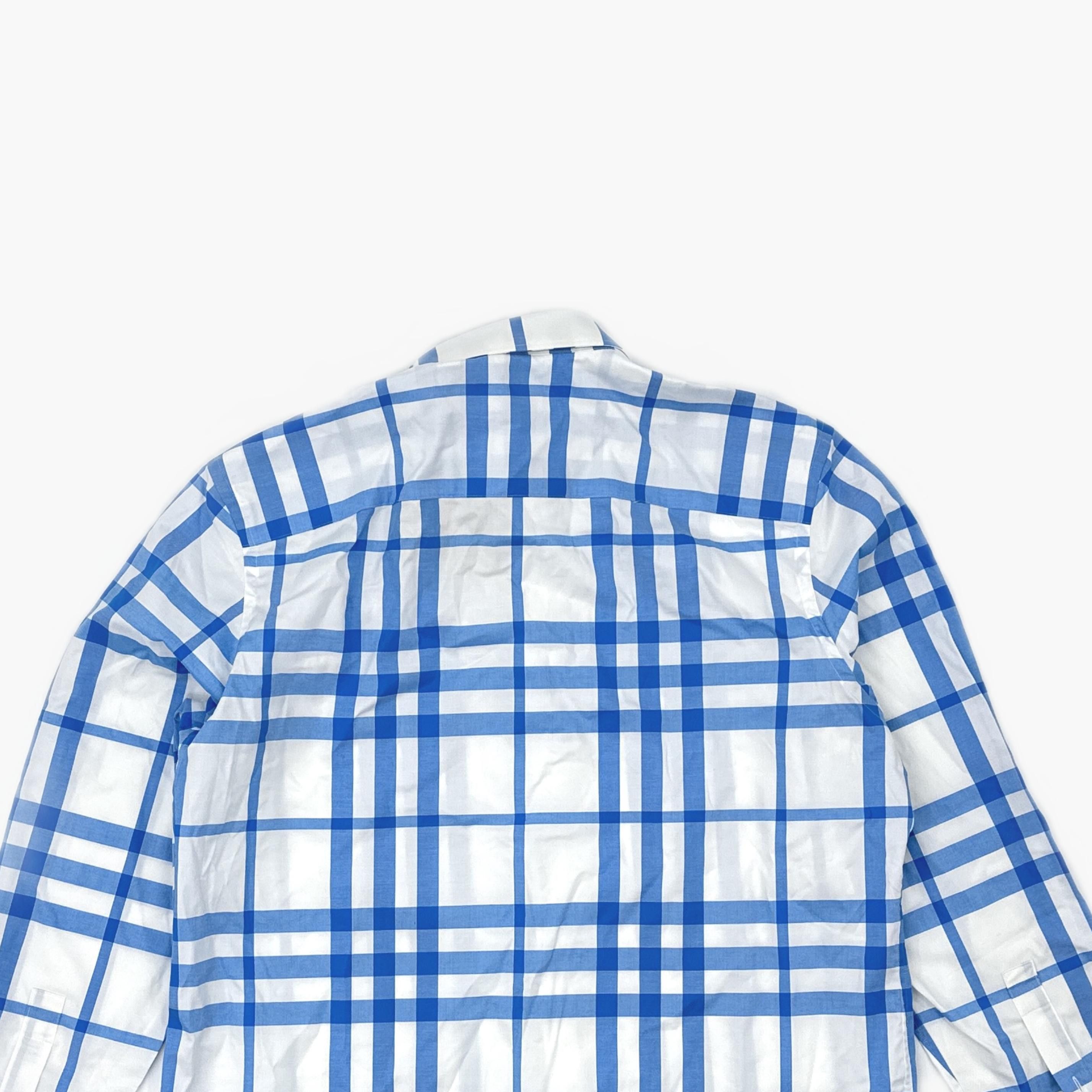 Burberry Burberry Blue Check Shirt XL Size US XL / EU 56 / 4 - 3 Thumbnail