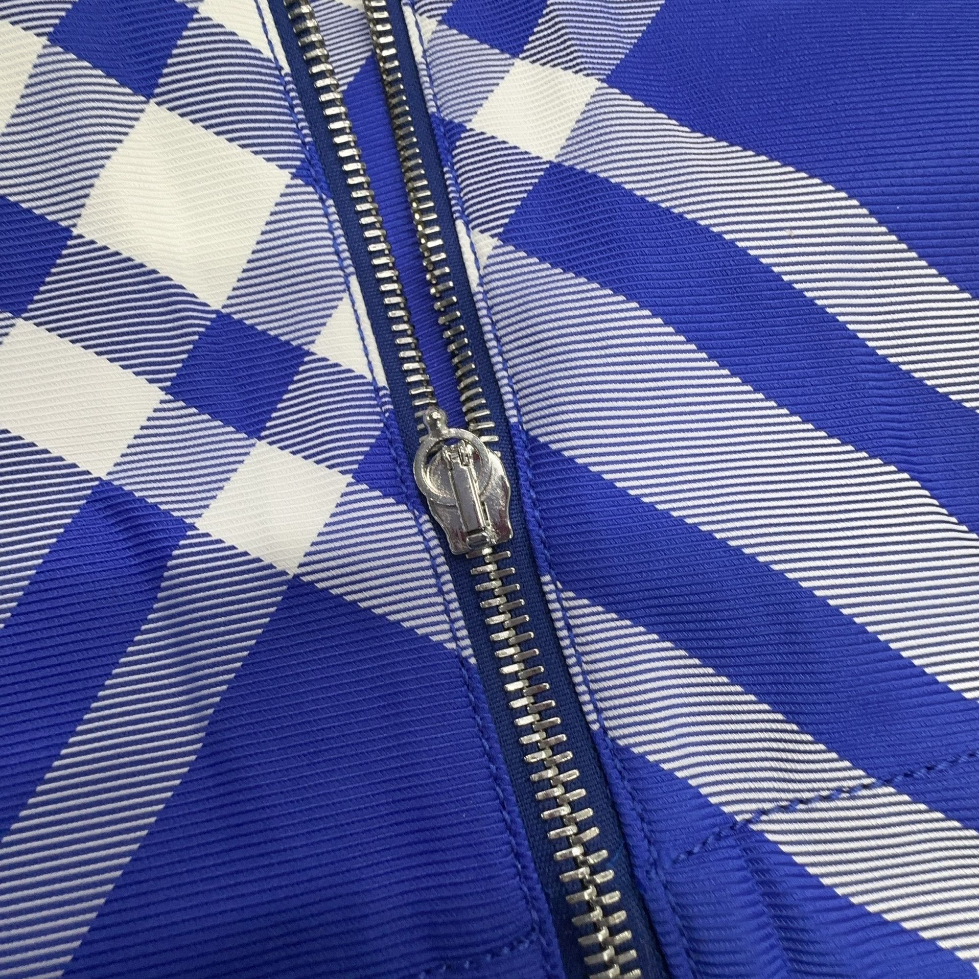 Burberry Burberry Blue Check Hooded Jacket Size XL Size US XL / EU 56 / 4 - 5 Thumbnail