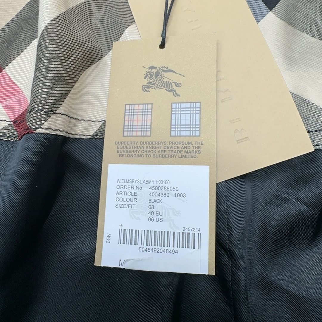 Burberry Burberry Black Wool Blend Coat Size 6 Size M / US 6-8 / IT 42-44 - 4 Thumbnail
