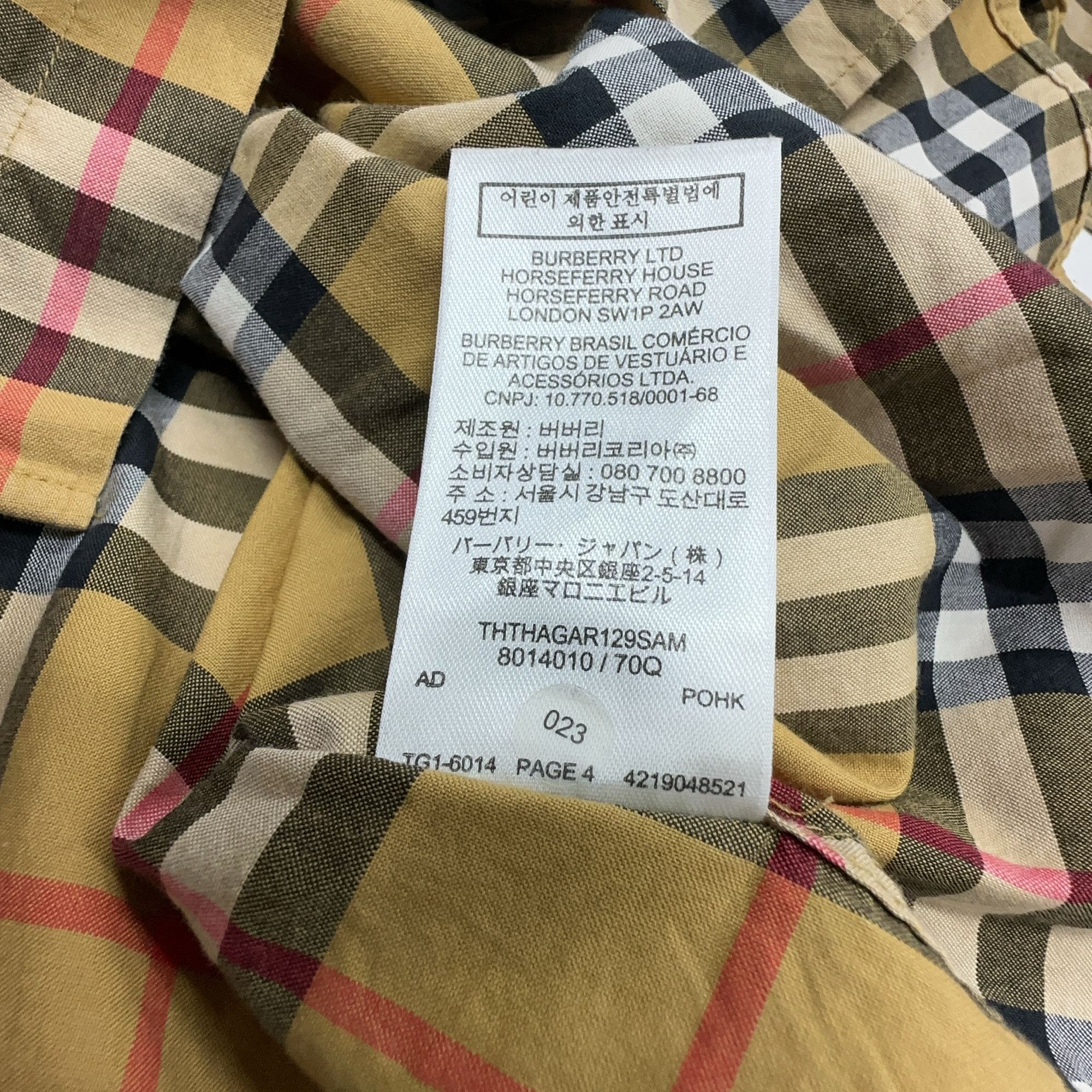Burberry Burberry Vintage Check Button Up Shirt Size UK 12 Size M / US 6-8 / IT 42-44 - 4 Thumbnail