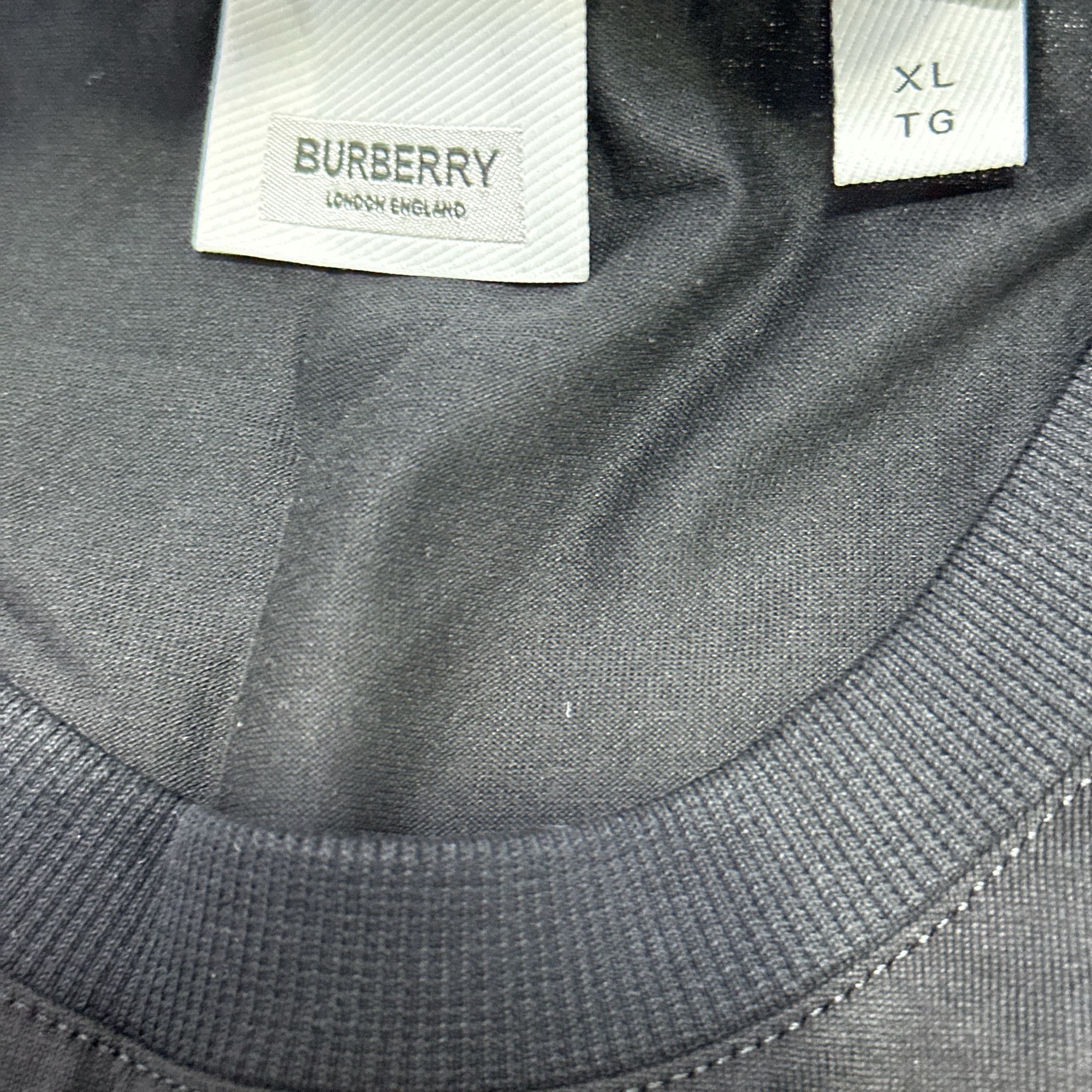 Burberry Burberry Monogram Logo T-Shirt Black XL Size US XL / EU 56 / 4 - 4 Thumbnail