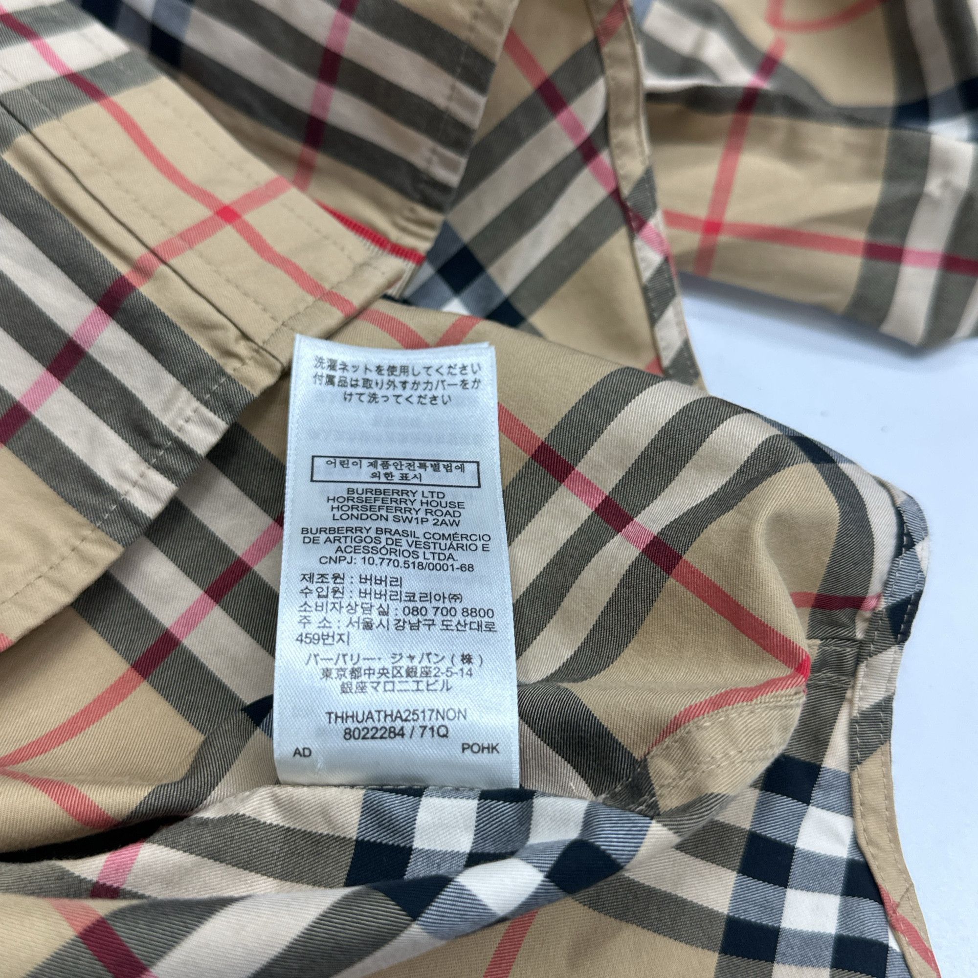 Burberry Burberry Beige Check Button Up Shirt Size 8 Size M / US 6-8 / IT 42-44 - 4 Thumbnail