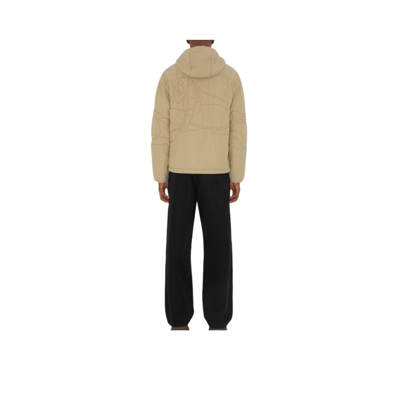 Burberry Burberry Stitched Logo Hooded Jacket Size S Size US S / EU 44-46 / 1 - 7 Thumbnail