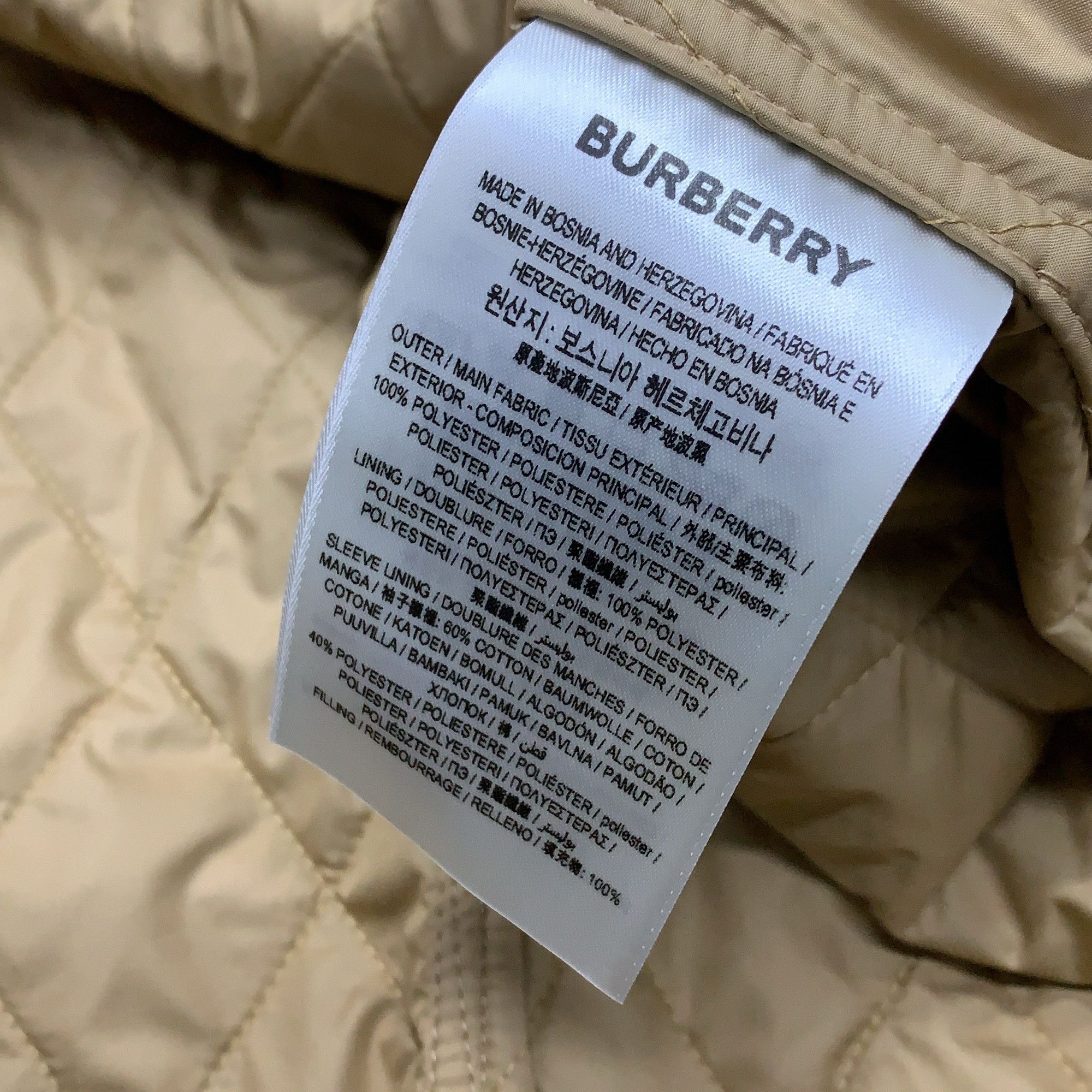 Burberry Burberry Quilted Double-Breasted Coat Size XL Size XL / US 12-14 / IT 48-50 - 2 Thumbnail