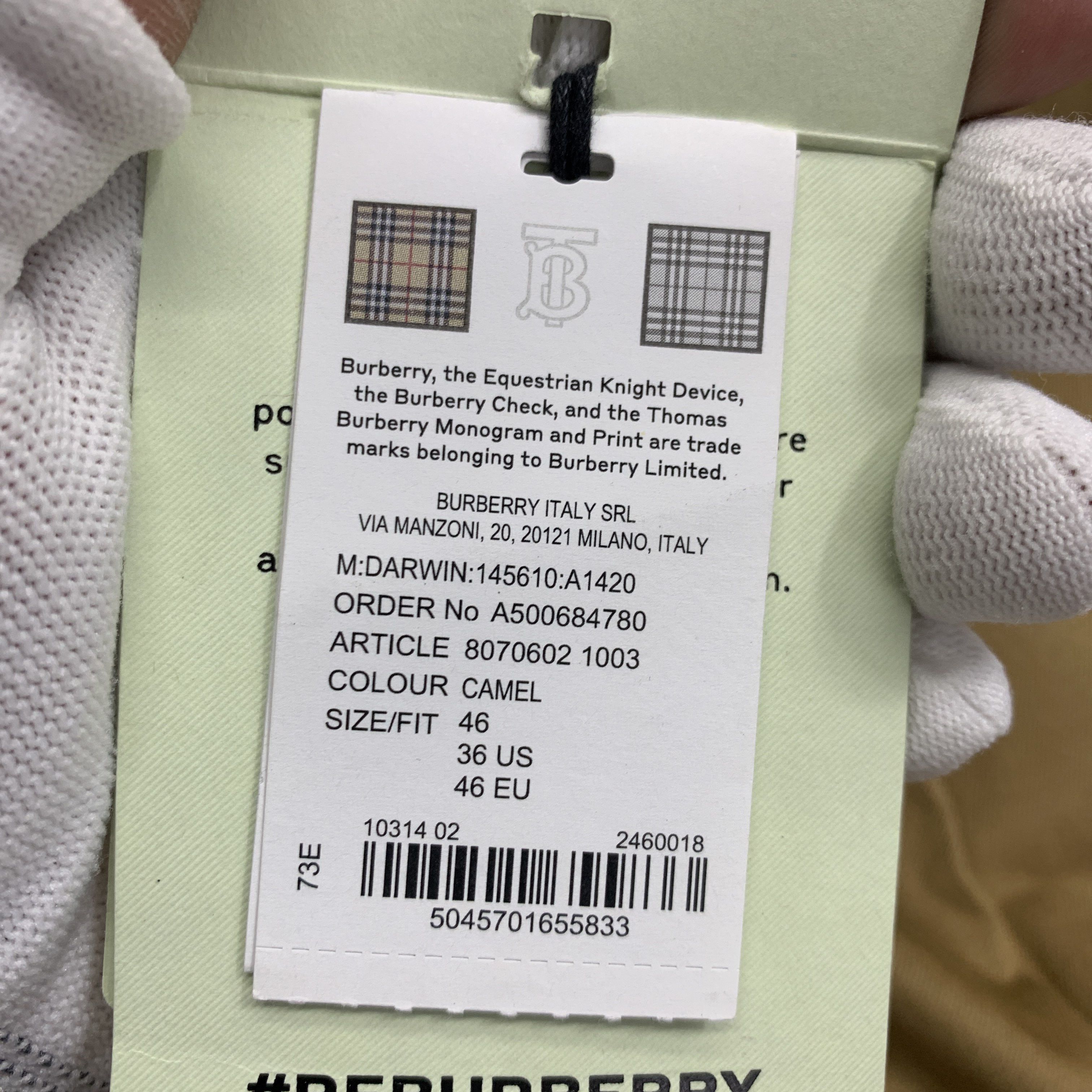 Burberry Burberry Camel Cotton Utility Shorts Size 30 Size US 30 / EU 46 - 4 Thumbnail