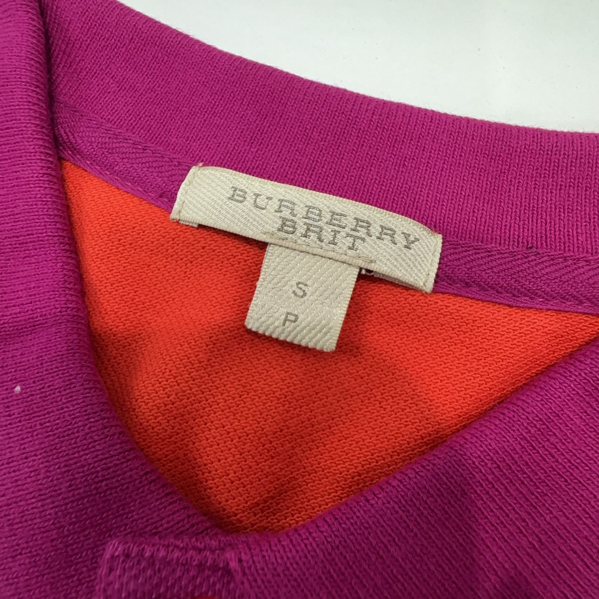 Burberry Burberry Brit Colorblock Polo Shirt Size S Size US S / EU 44-46 / 1 - 4 Thumbnail