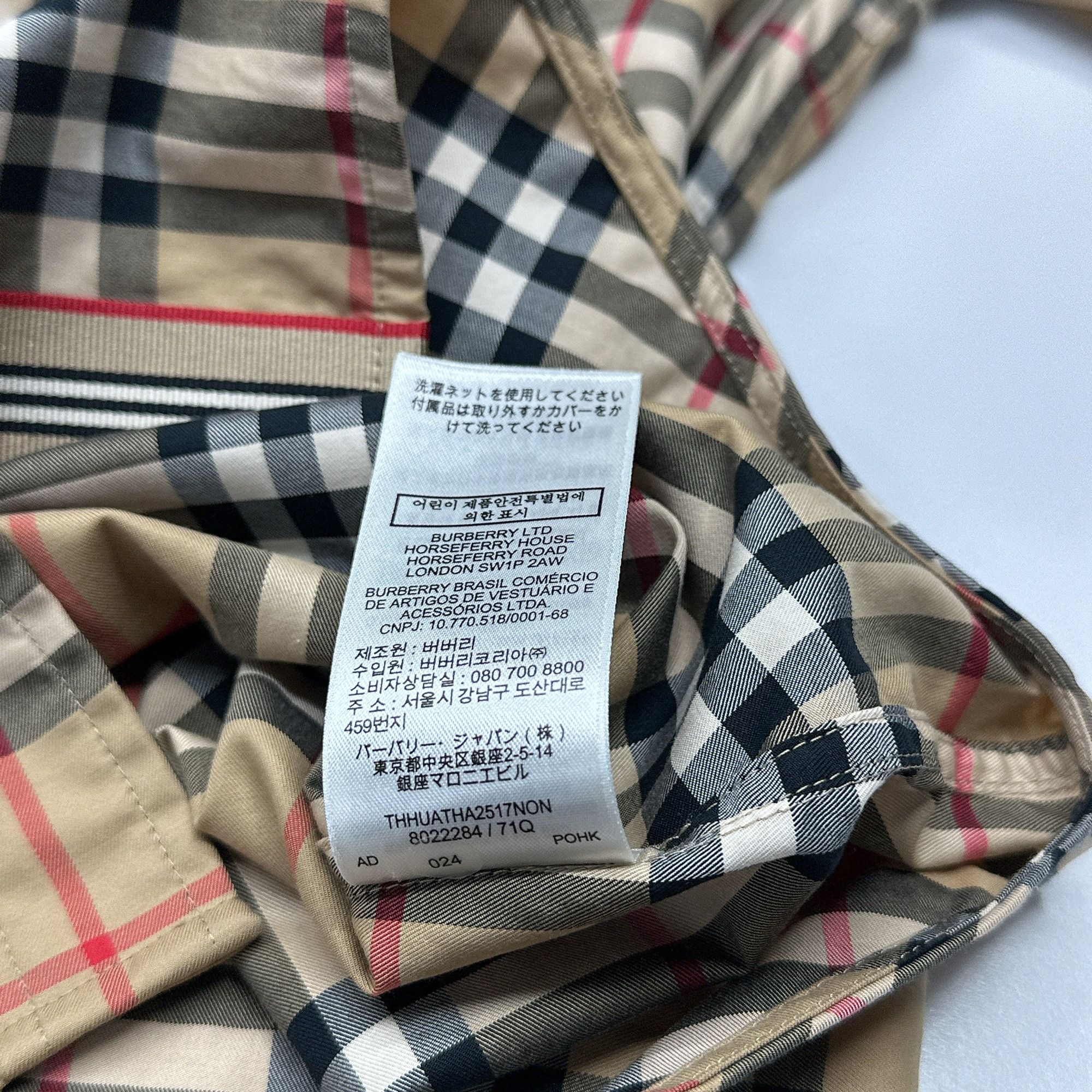 Burberry Burberry Check Button Up Shirt Size IT 38 Size XS / US 0-2 / IT 36-38 - 4 Thumbnail