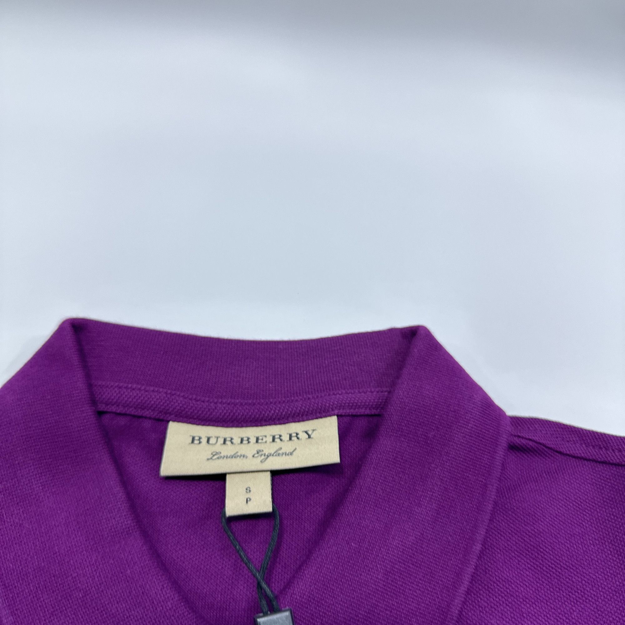 Burberry Burberry Purple Logo Polo Size S Size US S / EU 44-46 / 1 - 4 Thumbnail