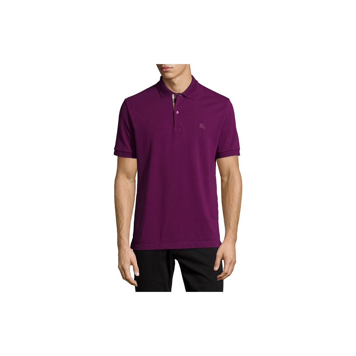 Burberry Burberry Purple Logo Polo Size S Size US S / EU 44-46 / 1 - 9 Thumbnail