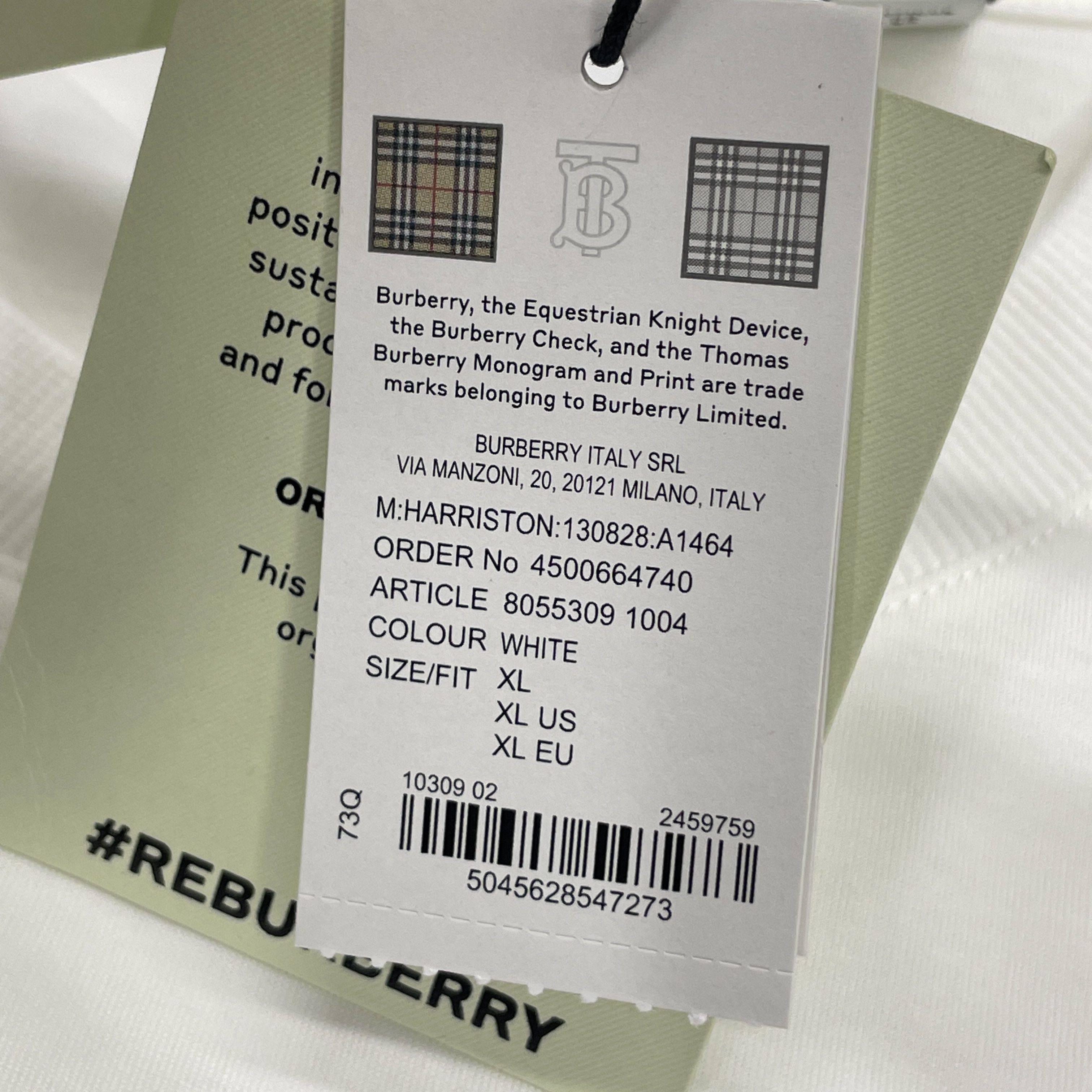 Burberry Burberry Logo Print T-Shirt Size XL Size US XL / EU 56 / 4 - 5 Thumbnail