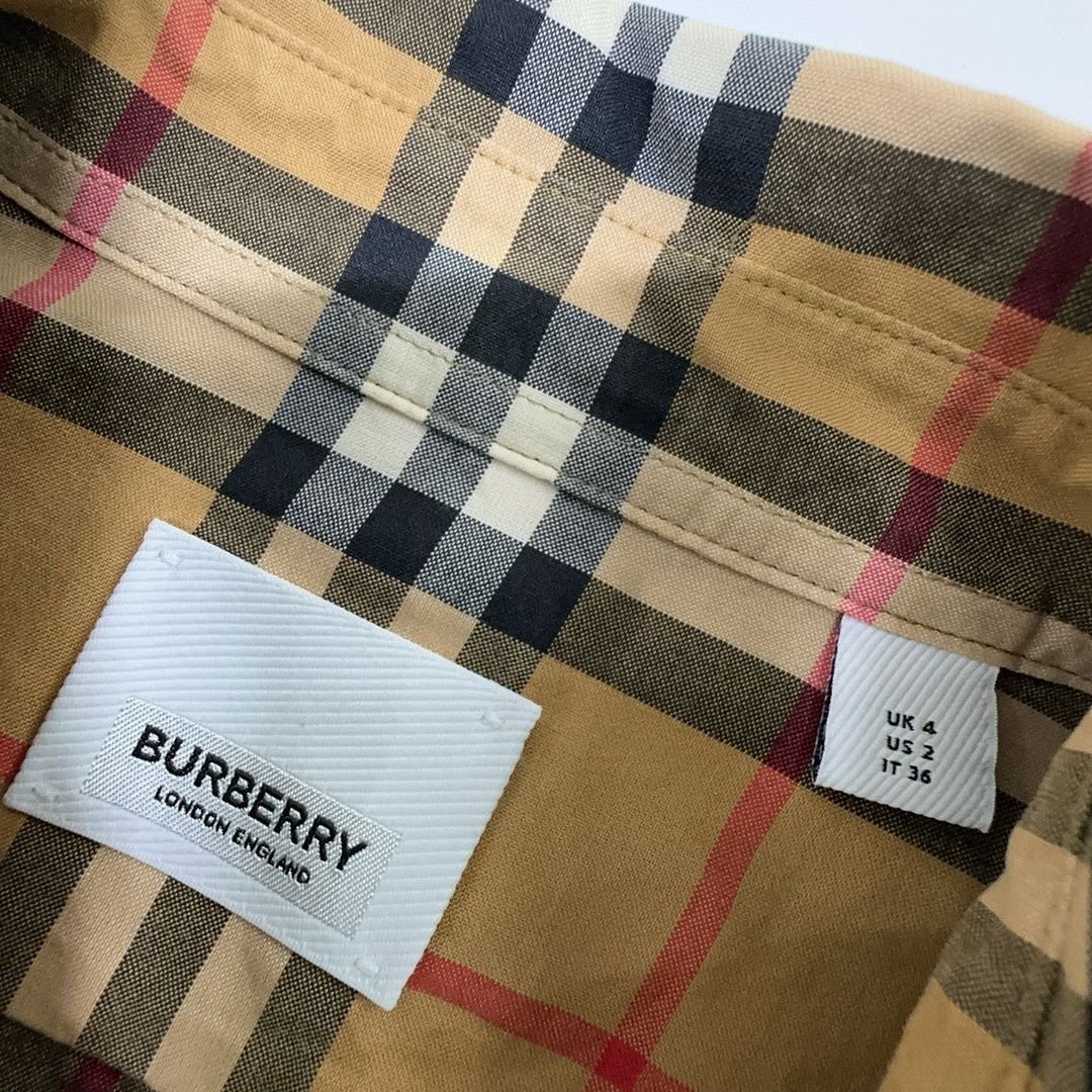 Burberry Burberry Vintage Check Button Up Shirt Size 36 Size XS / US 0-2 / IT 36-38 - 3 Thumbnail