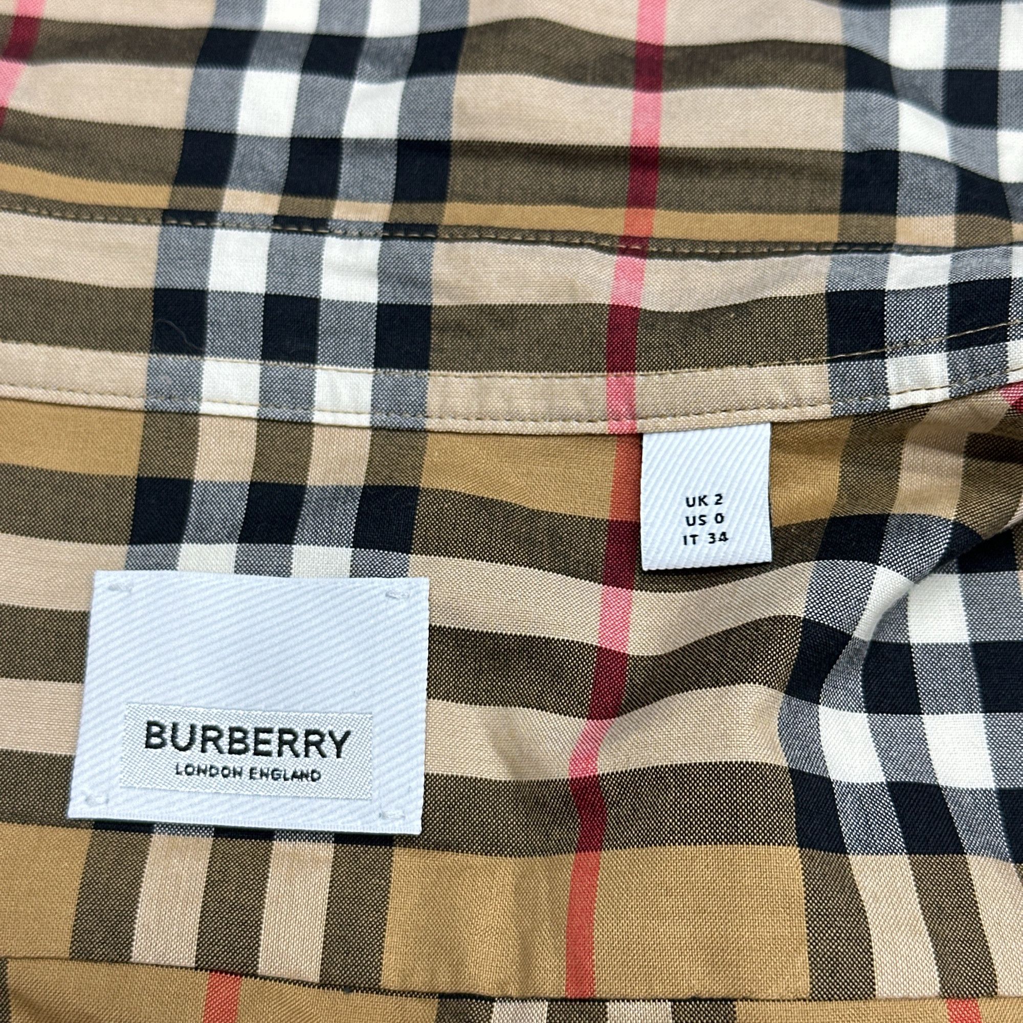 Burberry Burberry Vintage Check Shirt IT 34 Size XXS / US 00 / IT 34 - 4 Thumbnail