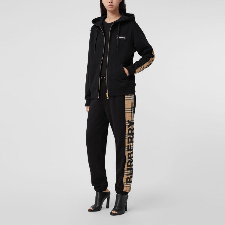 Burberry Burberry Logo Zip Up Hoodie Size XXS Size XXS / US 00 / IT 34 - 5 Thumbnail