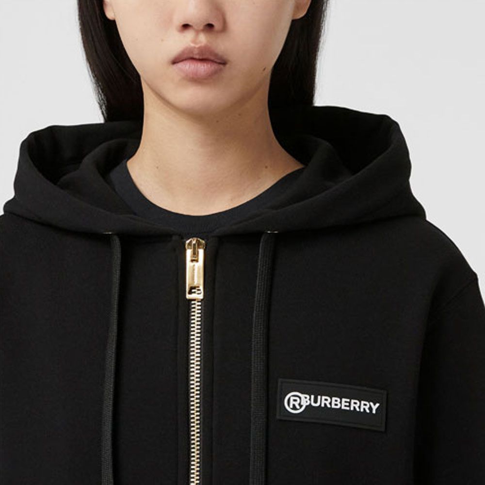 Burberry Burberry Logo Zip Up Hoodie Size XXS Size XXS / US 00 / IT 34 - 7 Thumbnail