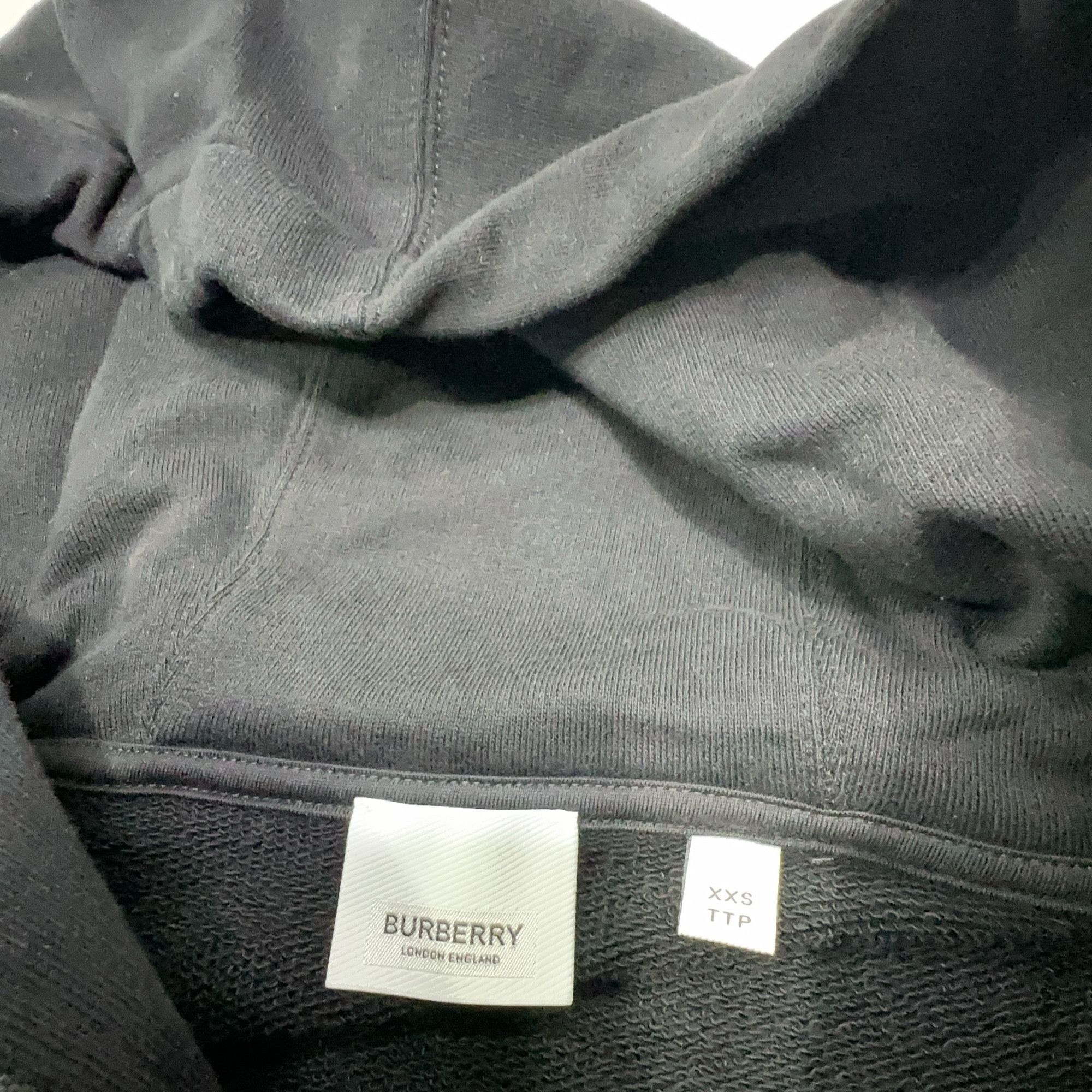 Burberry Burberry Logo Zip Up Hoodie Size XXS Size XXS / US 00 / IT 34 - 3 Thumbnail