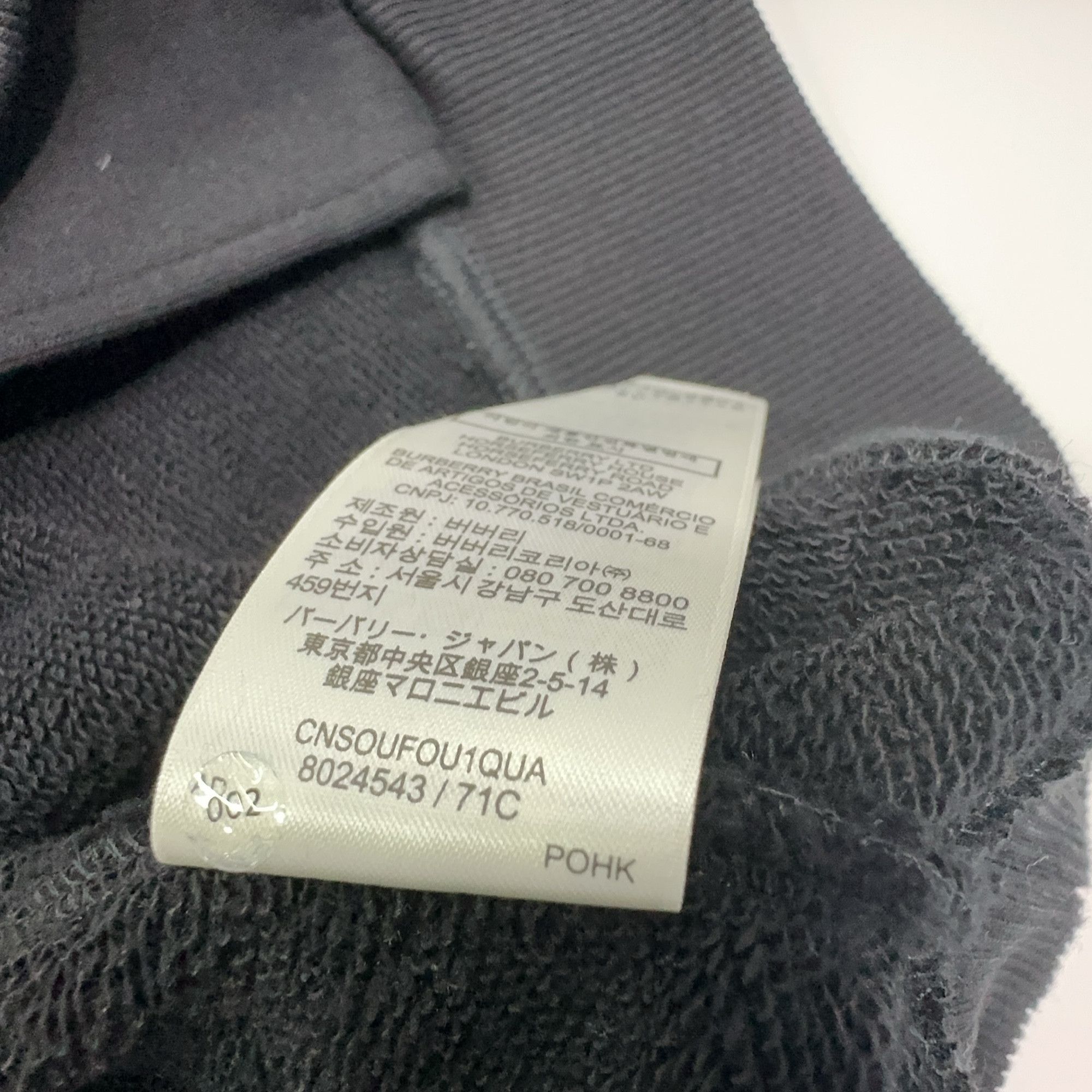Burberry Burberry Logo Zip Up Hoodie Size XXS Size XXS / US 00 / IT 34 - 4 Thumbnail