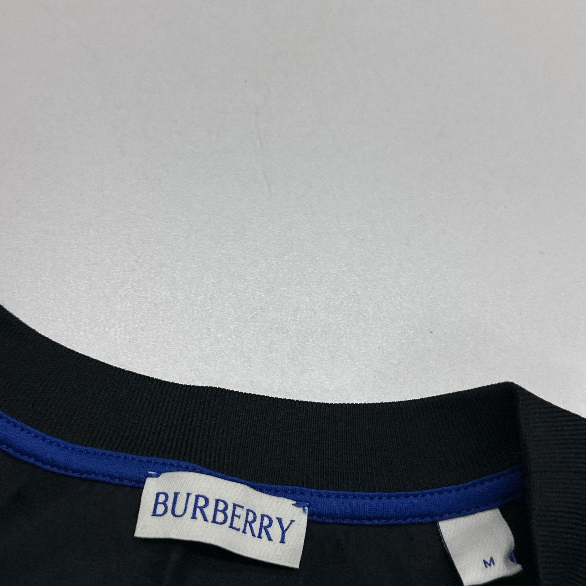 Burberry Burberry Blue Logo T-Shirt Size M Size US M / EU 48-50 / 2 - 4 Thumbnail