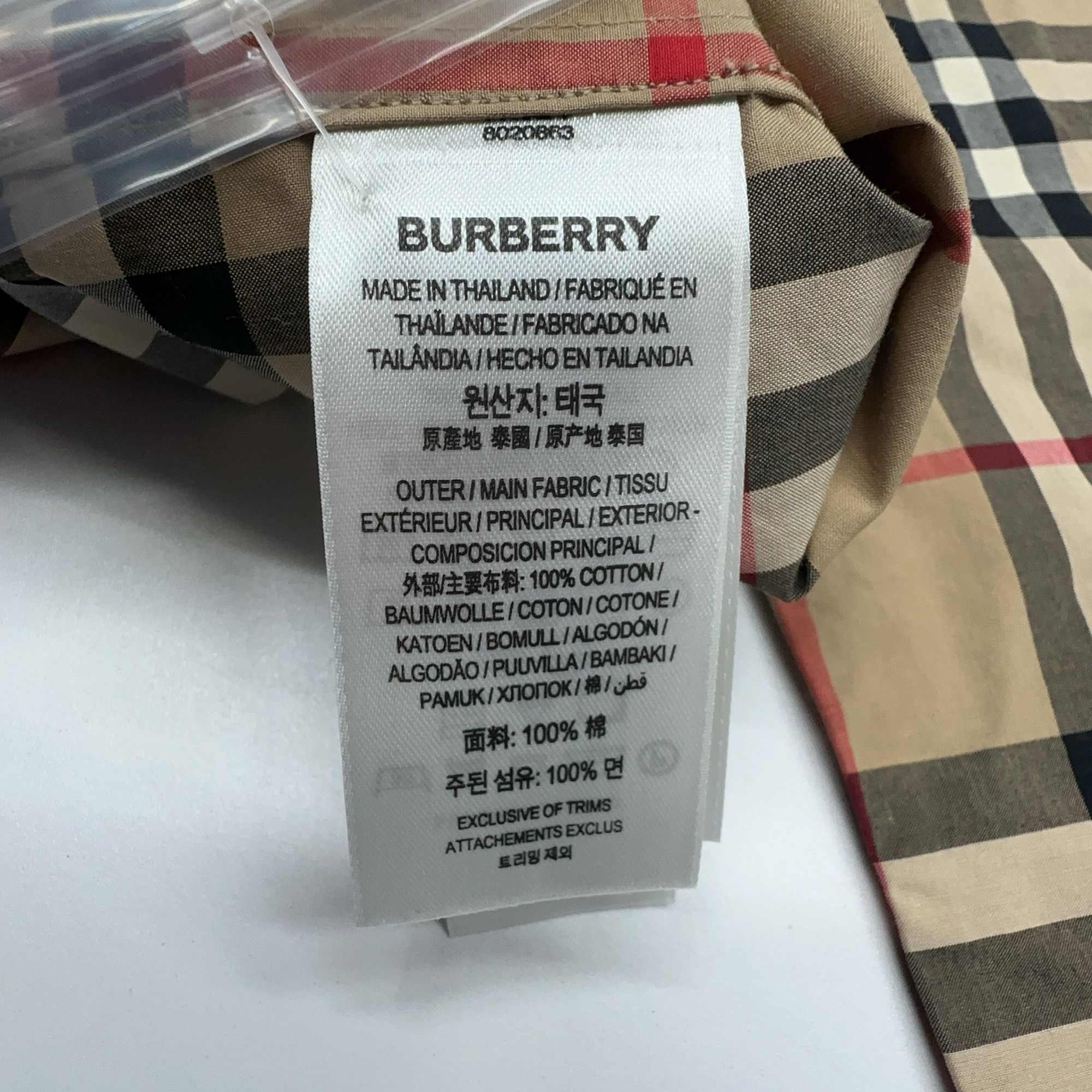 Burberry Burberry Check Button Up Shirt Size S Size US S / EU 44-46 / 1 - 4 Thumbnail