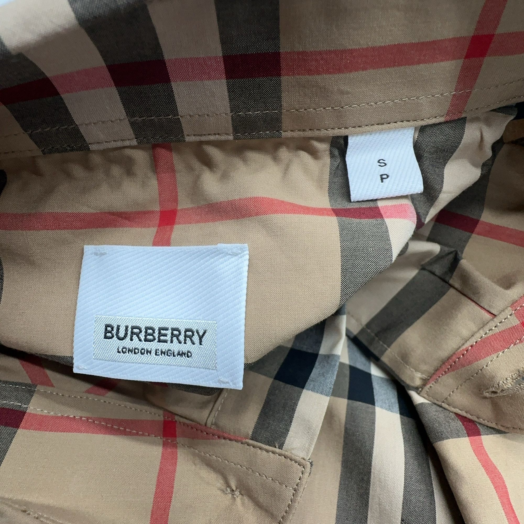 Burberry Burberry Check Button Up Shirt Size S Size US S / EU 44-46 / 1 - 3 Thumbnail