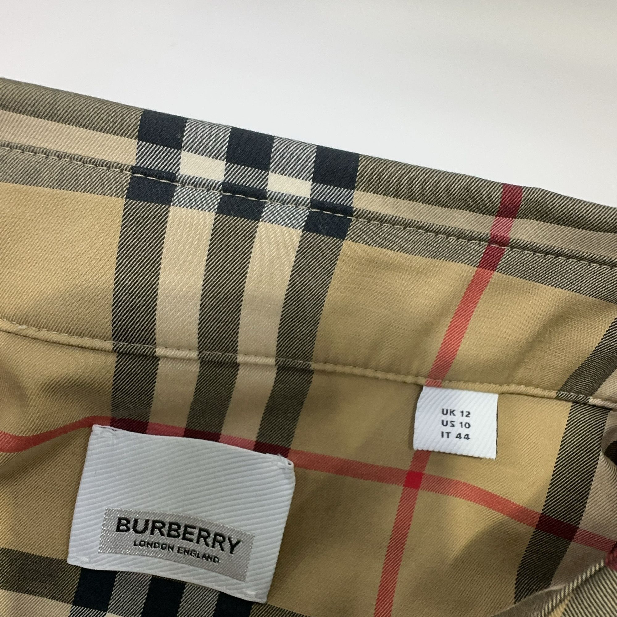 Burberry Burberry Check Cotton Button Up Shirt Size US 10 Size M / US 6-8 / IT 42-44 - 4 Thumbnail