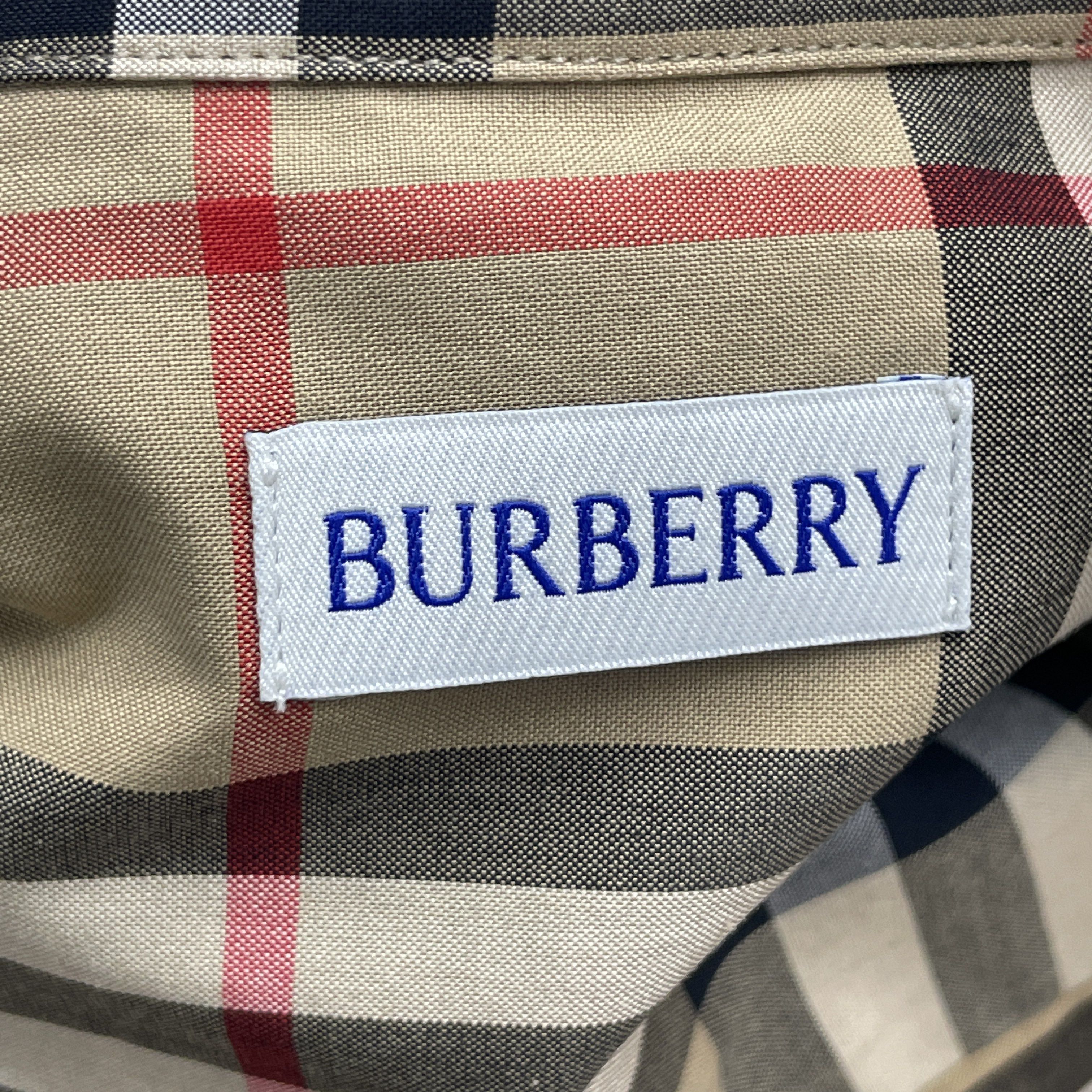 Burberry Burberry Check Long Sleeve Button Up Shirt Size L Size US L / EU 52-54 / 3 - 3 Thumbnail