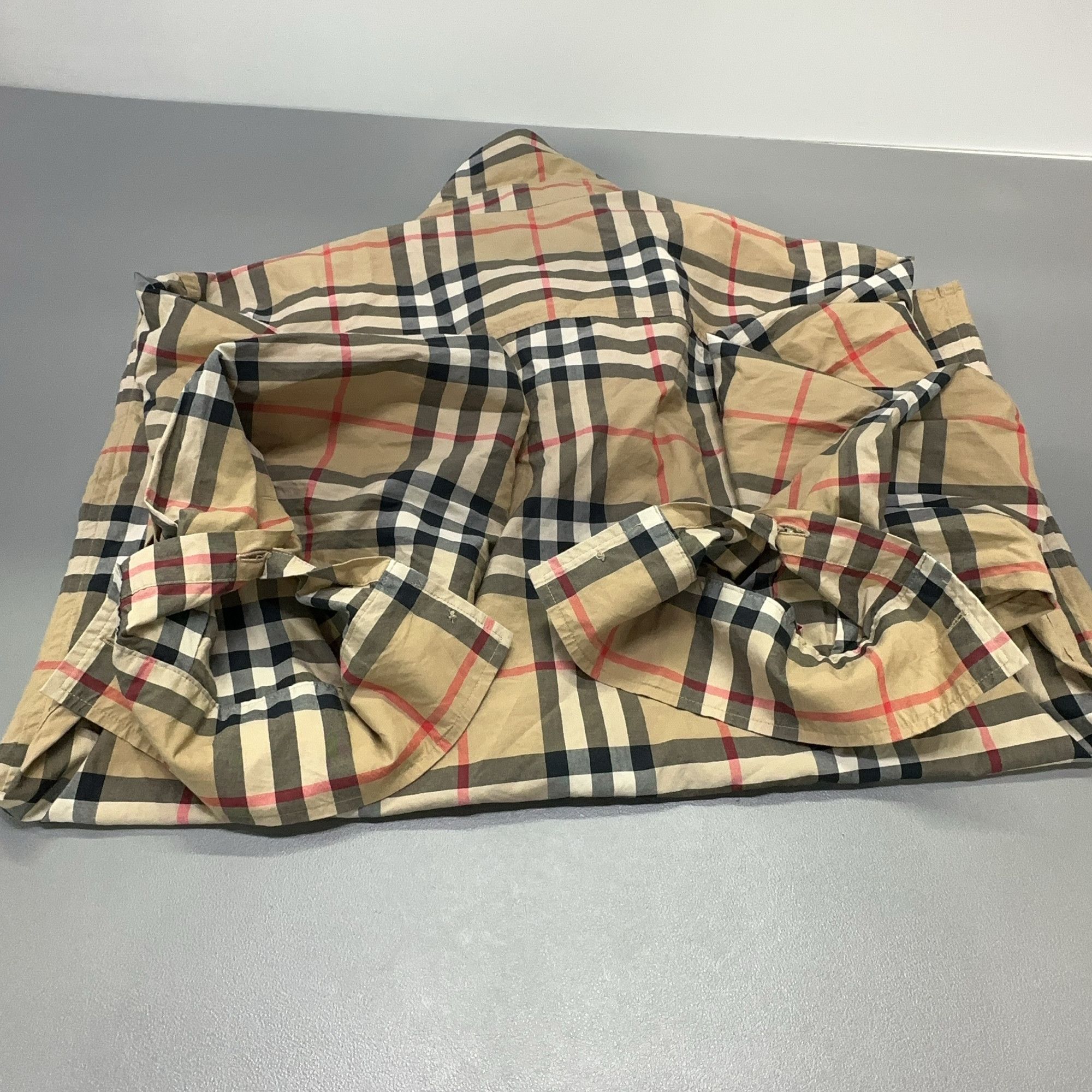Burberry Burberry Check Button Up Shirt Size XS Size US XS / EU 42 / 0 - 6 Thumbnail