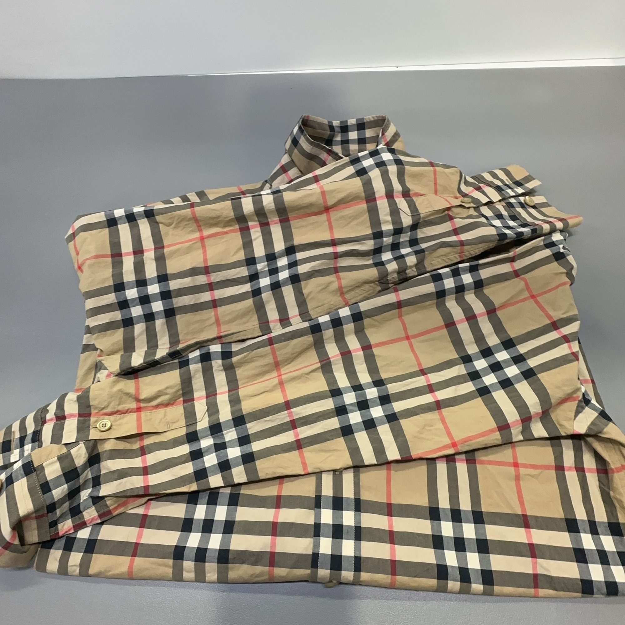 Burberry Burberry Check Button Up Shirt Size XS Size US XS / EU 42 / 0 - 5 Thumbnail