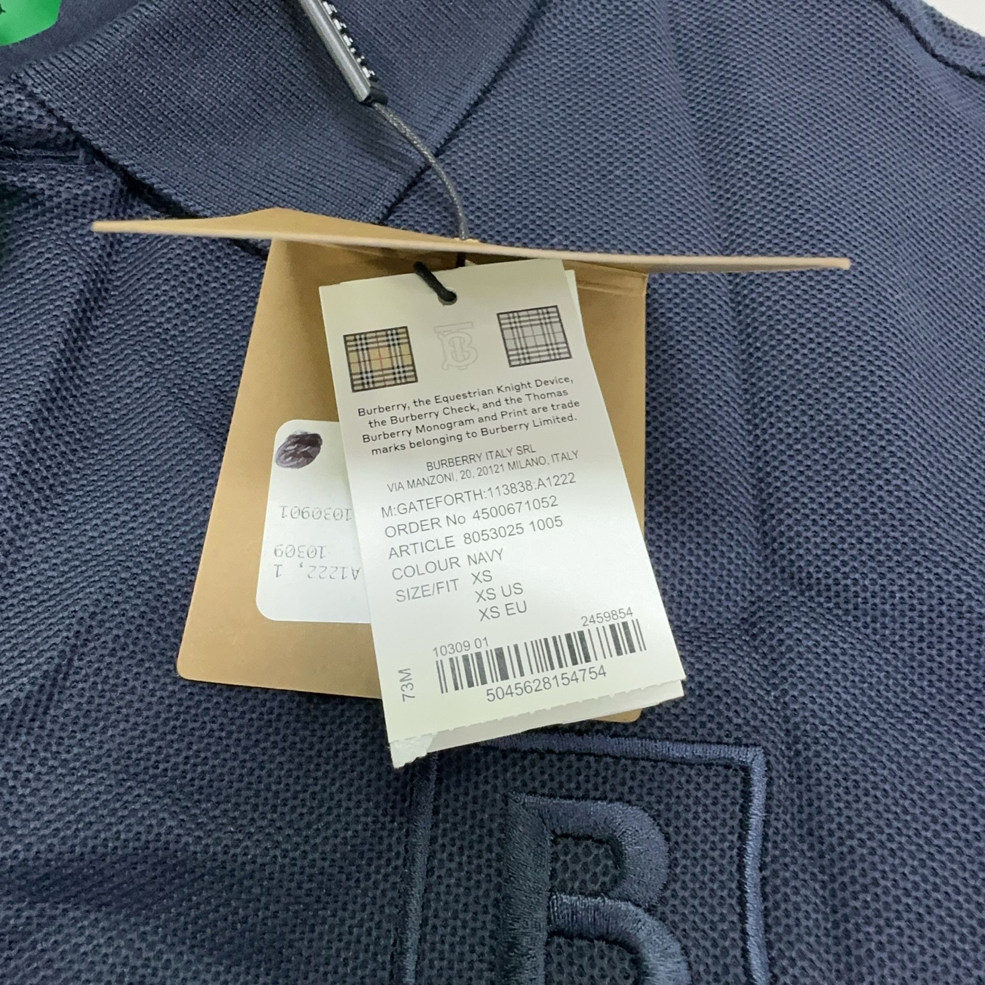 Burberry Burberry Logo Embroidery Polo Shirt Size XS Size US XS / EU 42 / 0 - 11 Thumbnail