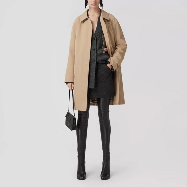 Burberry Burberry Washed Cotton Trench Coat Size 4 Size S / US 4 / IT 40 - 6 Thumbnail