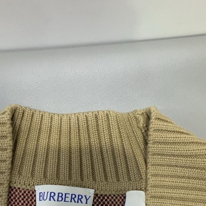 Burberry Burberry Beige Check Cardigan Size L Size L / US 10 / IT 46 - 6 Thumbnail