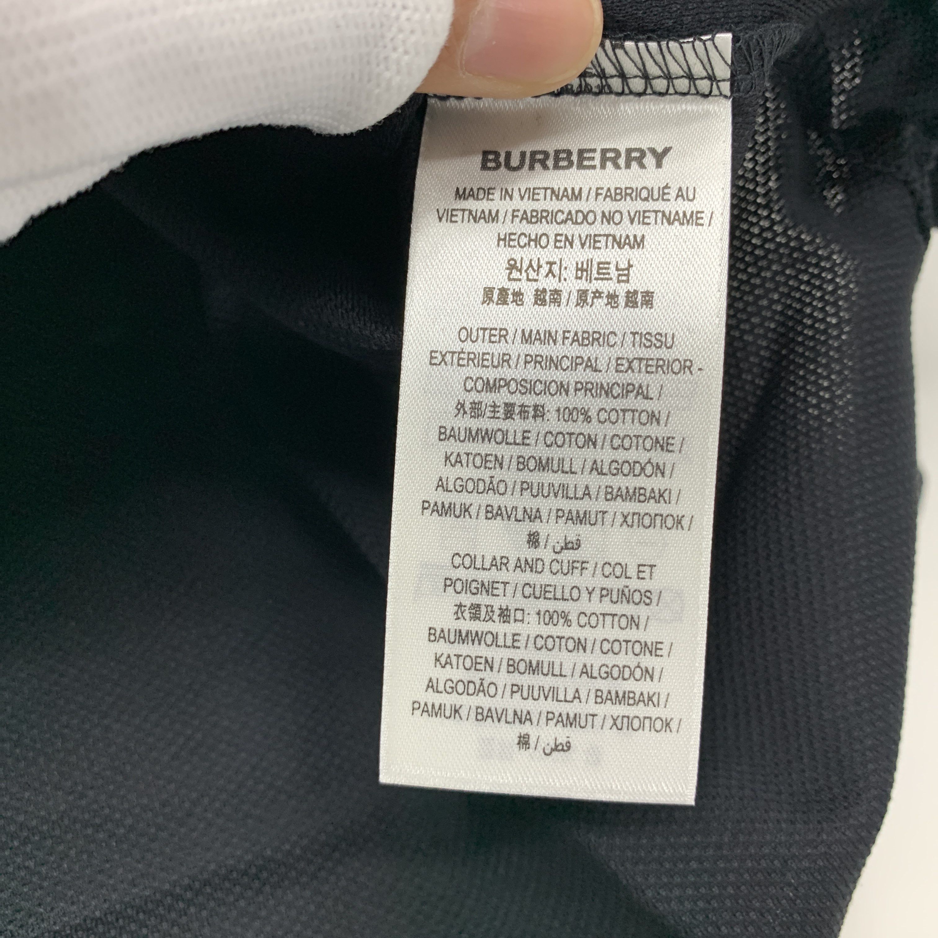 Burberry Burberry Cotton Polo Shirt Size M Size US M / EU 48-50 / 2 - 5 Thumbnail