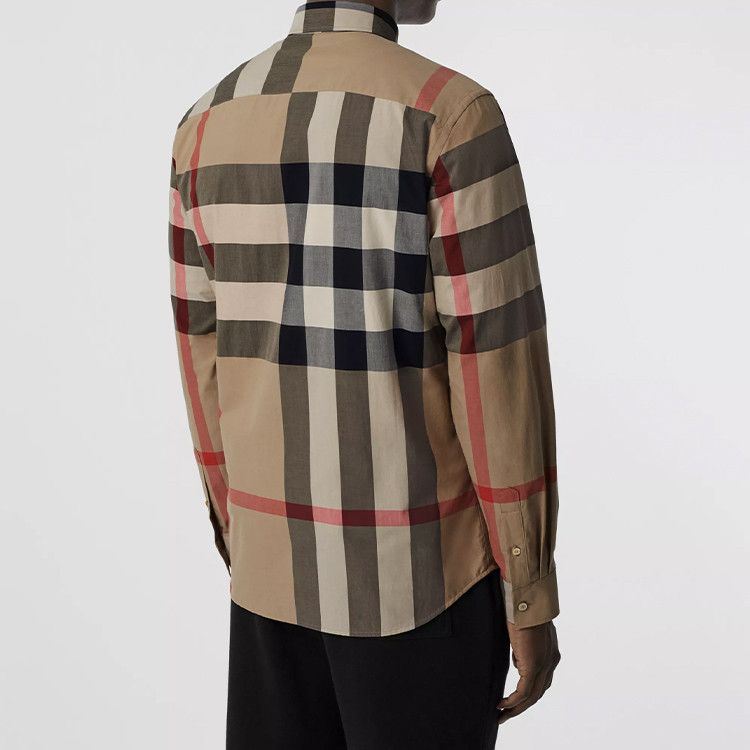 Burberry Burberry Check Long Sleeve Shirt Size M Size US M / EU 48-50 / 2 - 8 Thumbnail