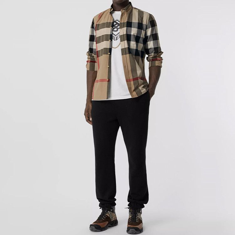 Burberry Burberry Check Long Sleeve Shirt Size M Size US M / EU 48-50 / 2 - 7 Thumbnail
