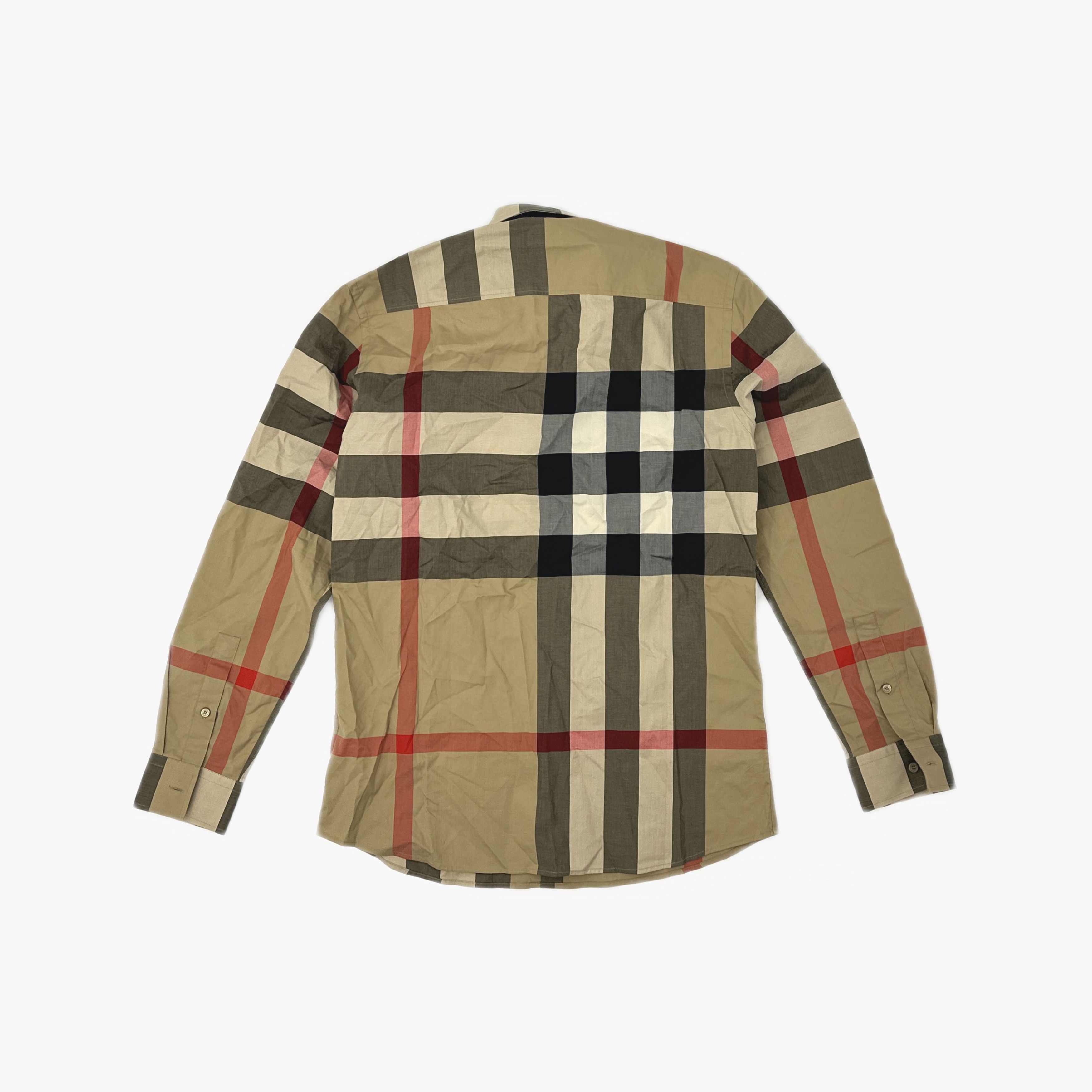 Burberry Burberry Check Long Sleeve Shirt Size M Size US M / EU 48-50 / 2 - 2 Thumbnail
