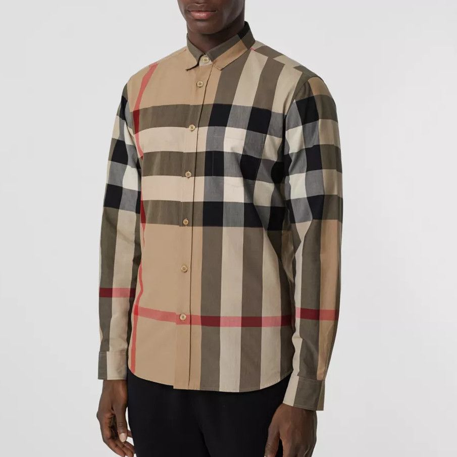 Burberry Burberry Check Long Sleeve Shirt Size M Size US M / EU 48-50 / 2 - 9 Thumbnail