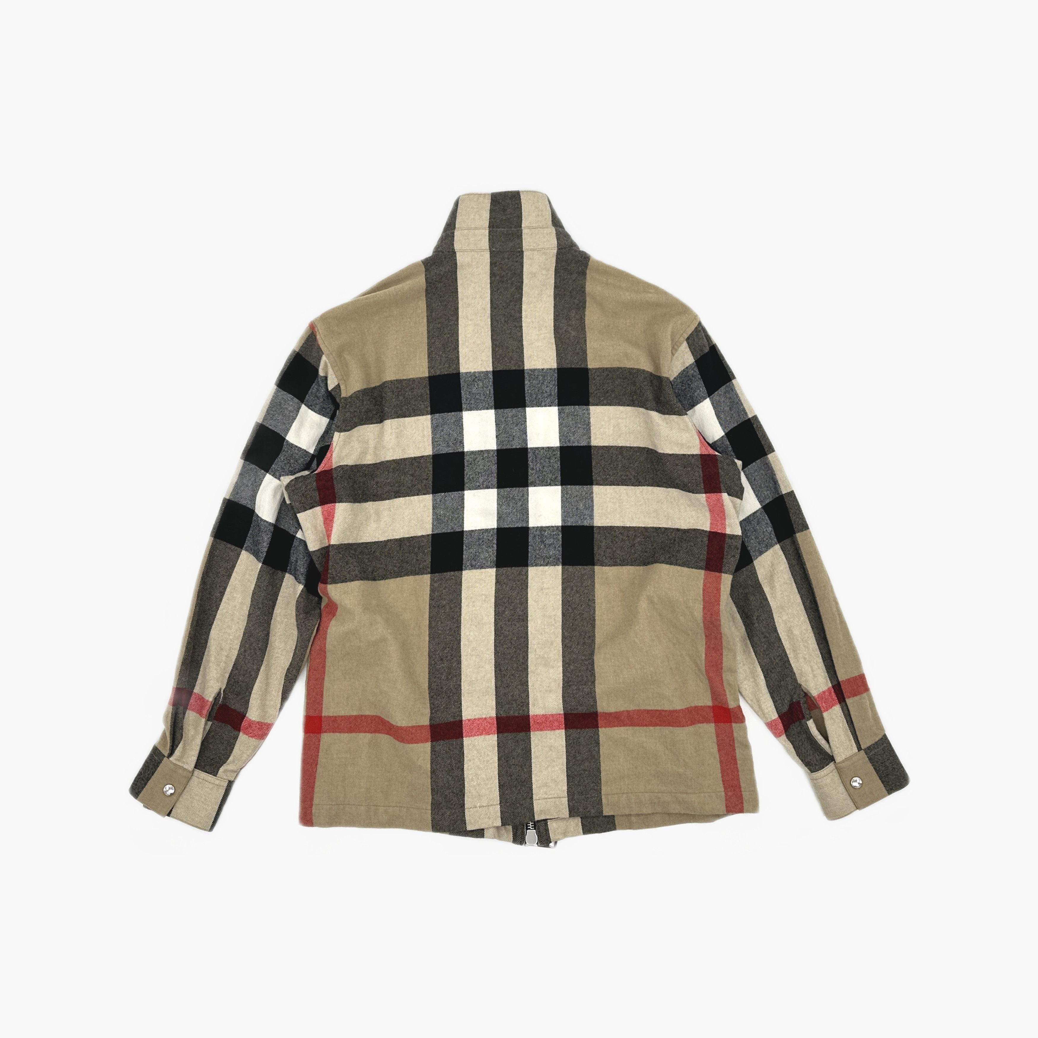 Burberry Burberry Check Wool Zip-Up Jacket Size L Size US L / EU 52-54 / 3 - 2 Thumbnail