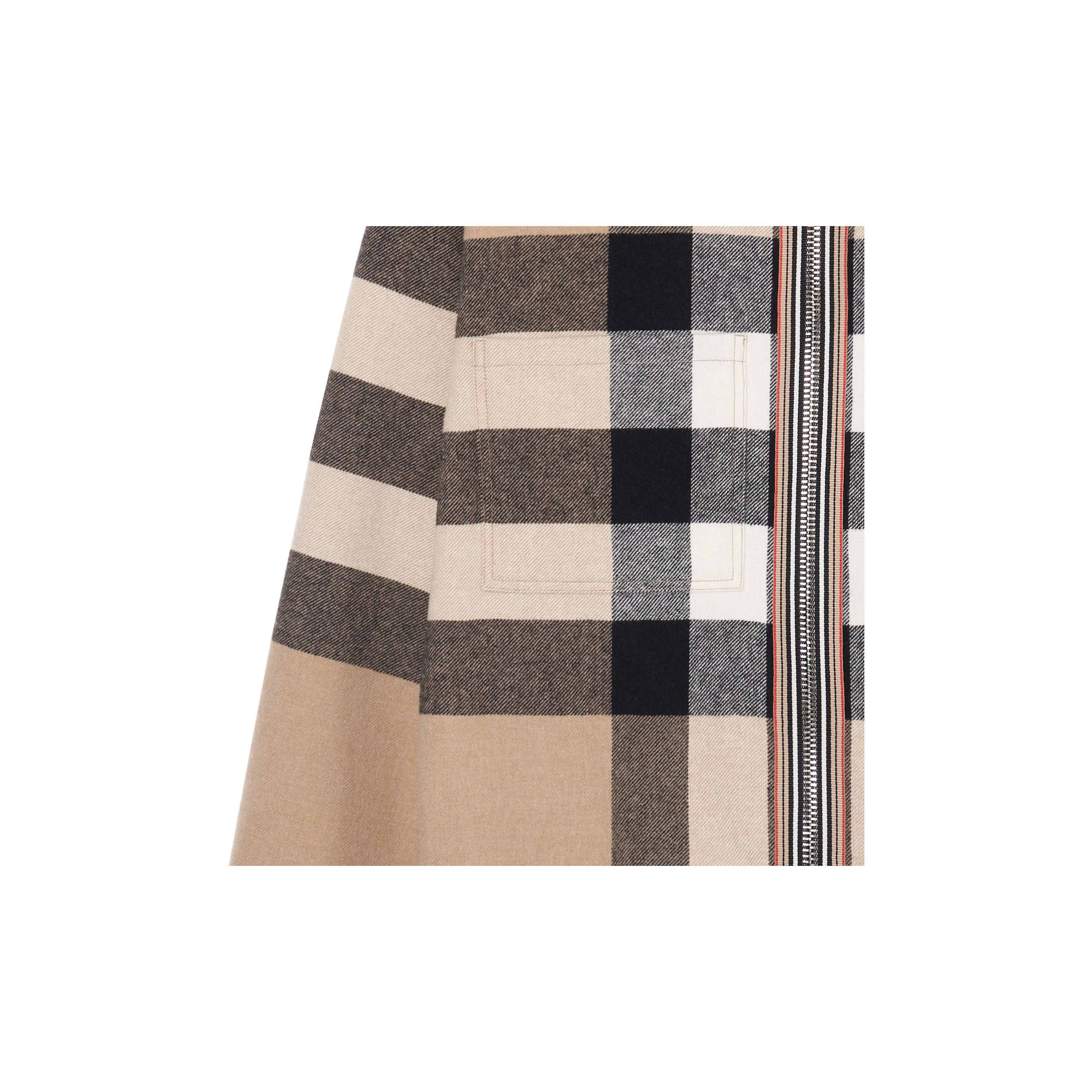 Burberry Burberry Check Wool Zip-Up Jacket Size L Size US L / EU 52-54 / 3 - 9 Thumbnail
