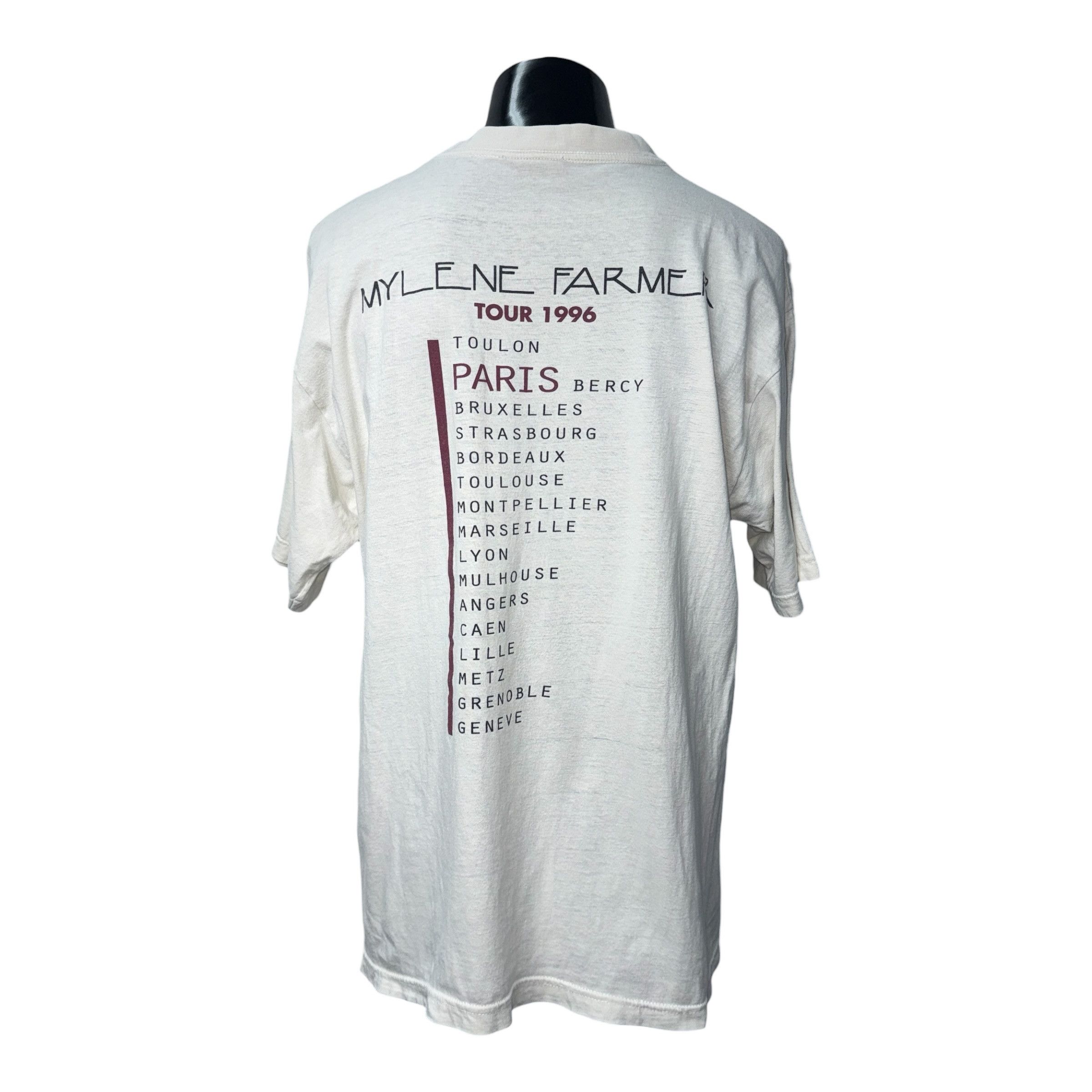 Vintage MYLÈNE FARMER T-Shirt Size XL Size US XL / EU 56 / 4 - 2 Thumbnail