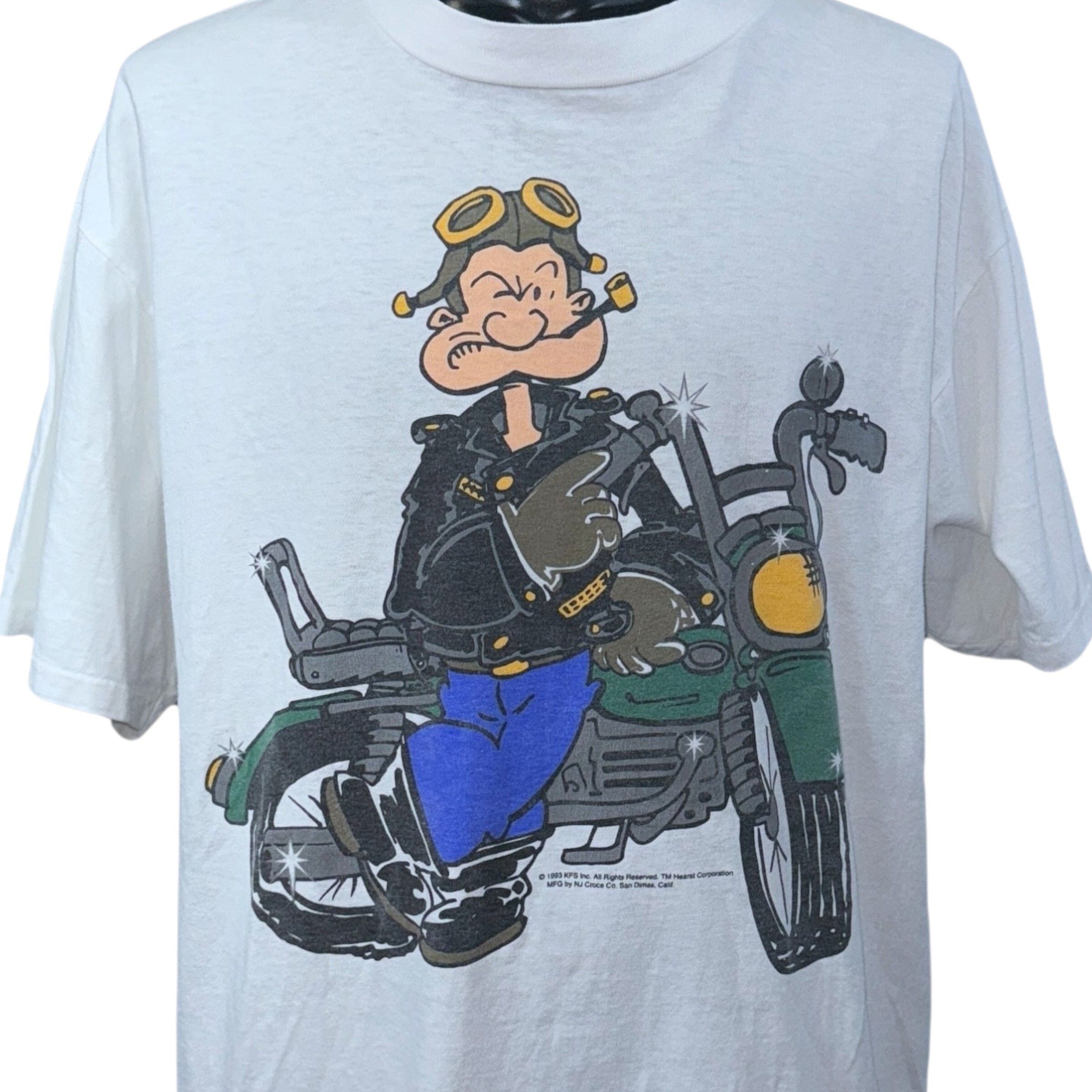 Vintage POPEYE T-Shirt Size XL Size US XL / EU 56 / 4 - 3 Thumbnail