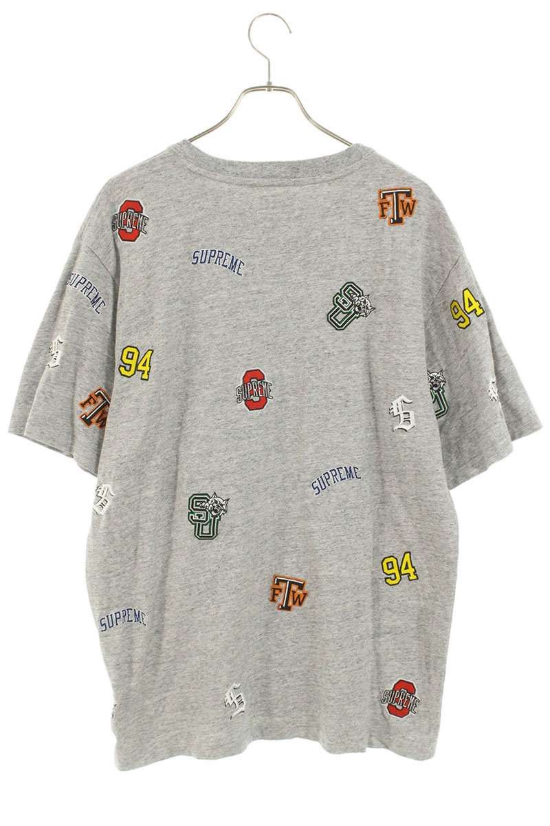 Supreme Supreme 20SS University S S Top Patchwork T-Shirt Gray Size L Size US L / EU 52-54 / 3 - 2 Thumbnail