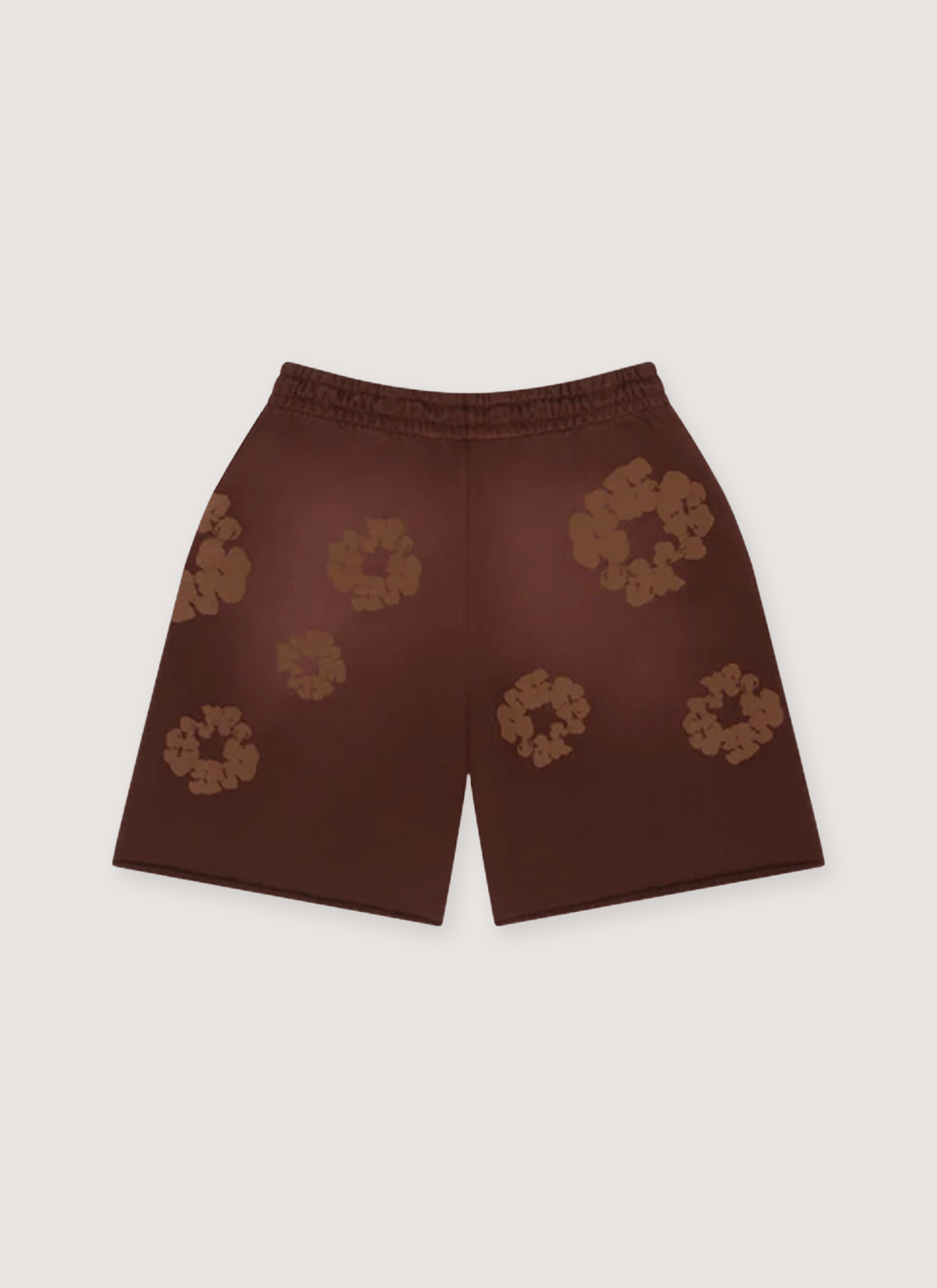 DENIM TEARS Mono Cotton Wreath Sweatshorts Brown Size US 38 / EU 54 - 2 Thumbnail