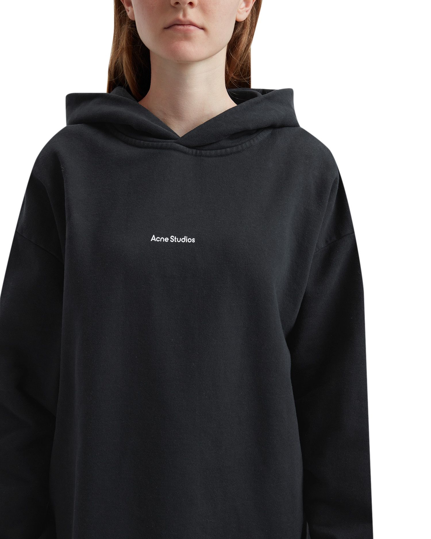 Acne Studios Acne Studios Logo Printed Hooded Sweatshirt Size S / US 4 / IT 40 - 5 Thumbnail
