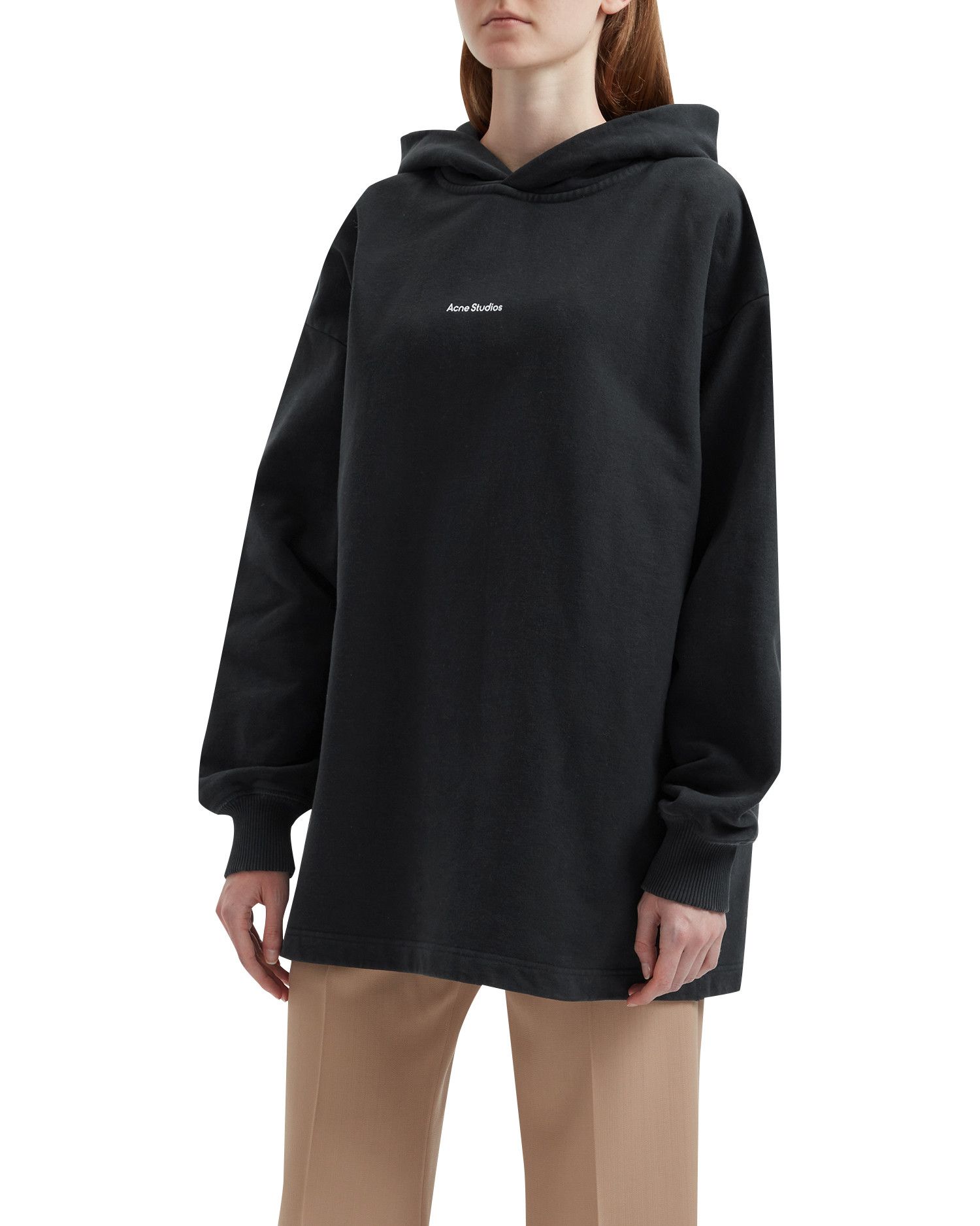 Acne Studios Acne Studios Logo Printed Hooded Sweatshirt Size S / US 4 / IT 40 - 3 Thumbnail