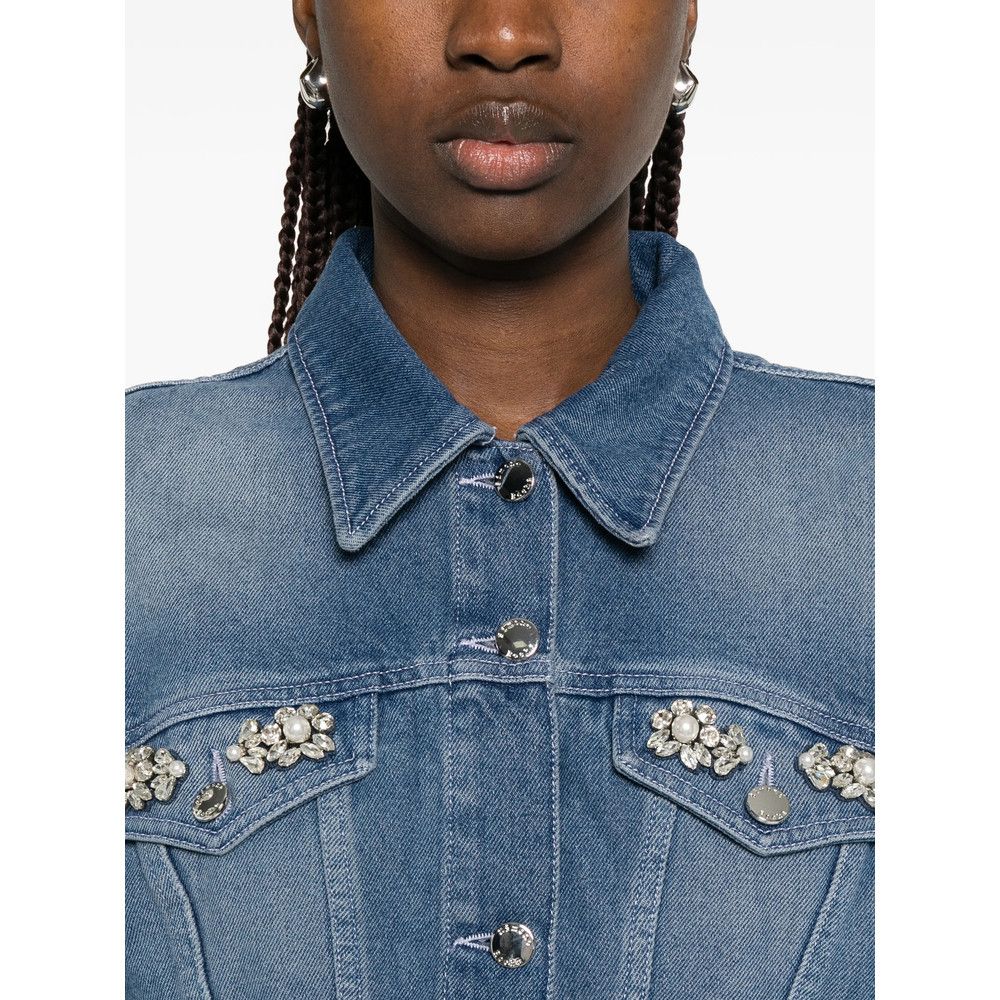 Simone Rocha Simone Rocha BLUE Jackets - Denim Jackets Size XL / US 12-14 / IT 48-50 - 5 Thumbnail