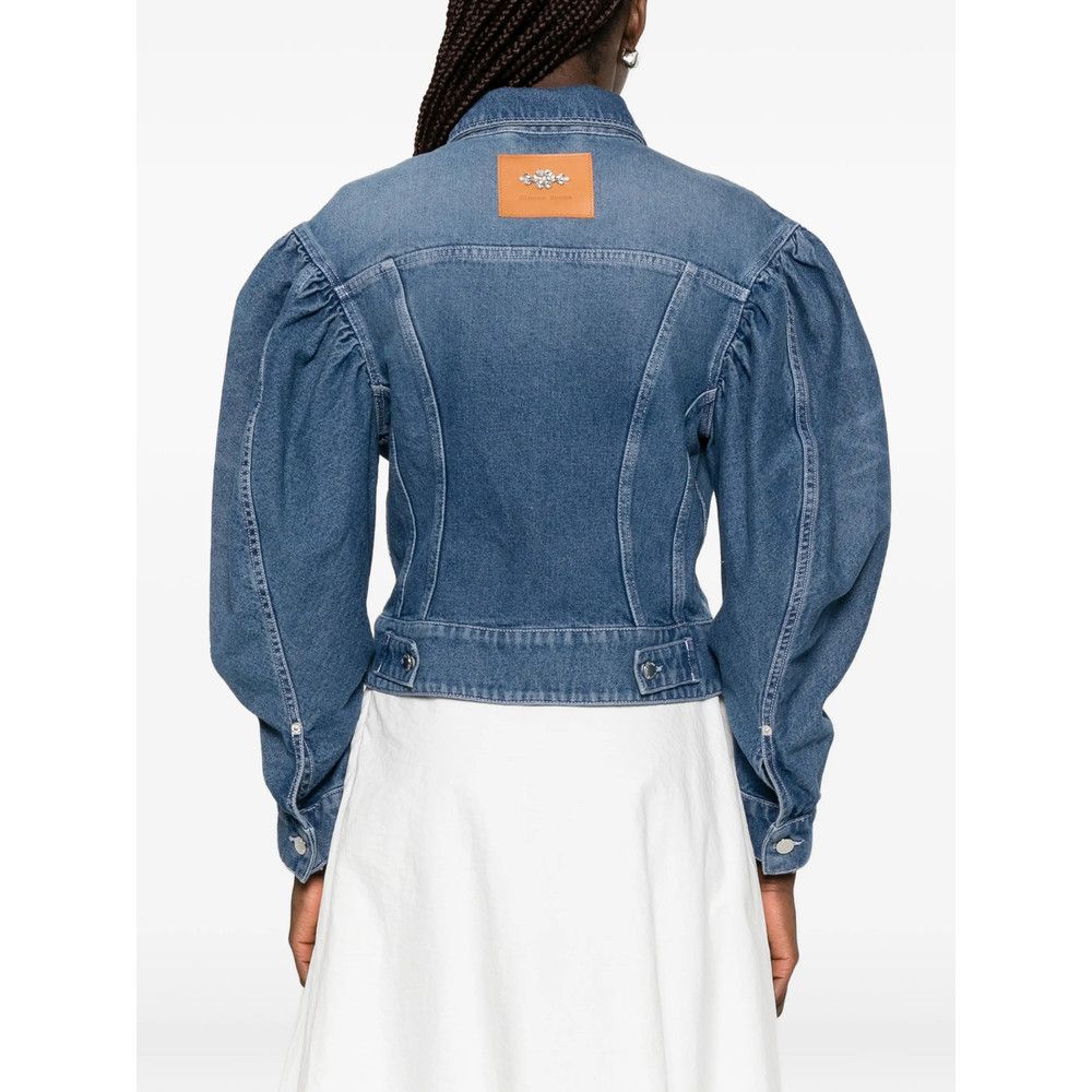 Simone Rocha Simone Rocha BLUE Jackets - Denim Jackets Size XL / US 12-14 / IT 48-50 - 4 Thumbnail