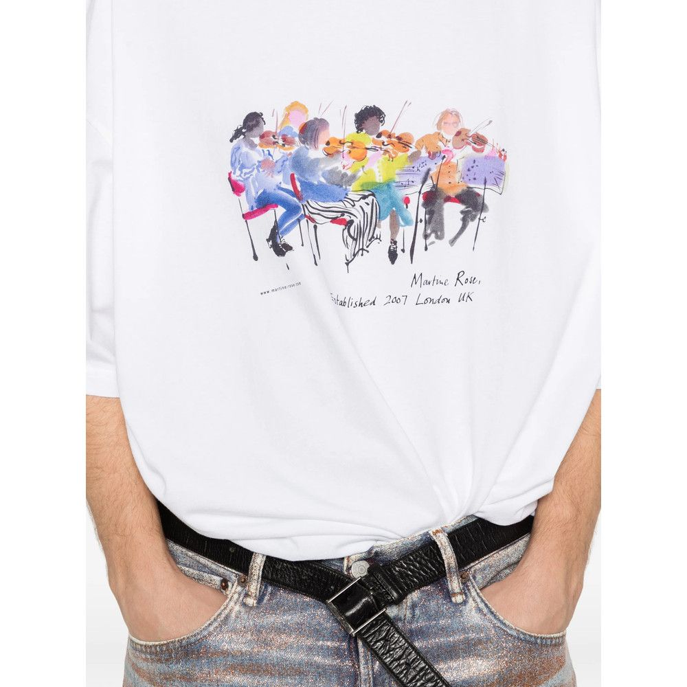 Martine Rose Martine Rose WHITE T-Shirts & Vests - T-Shirts Size US XL / EU 56 / 4 - 5 Thumbnail