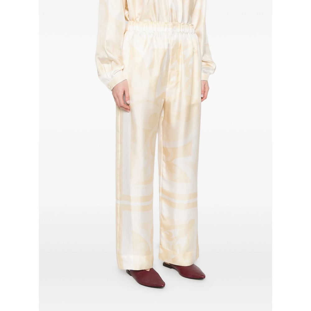 Carven Carven NEUTRALS Trousers - Palazzo Pants Size 27" / US 4 / IT 40 - 4 Thumbnail