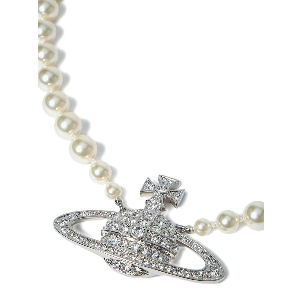 Vivienne Westwood Vivienne Westwood SILVER Necklaces Size ONE SIZE - 3 Thumbnail
