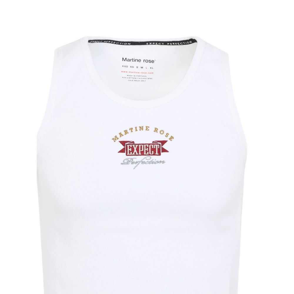 Martine Rose Martine Rose WHITE T-Shirts & Vests - Vests & Tanks Size US M / EU 48-50 / 2 - 2 Thumbnail